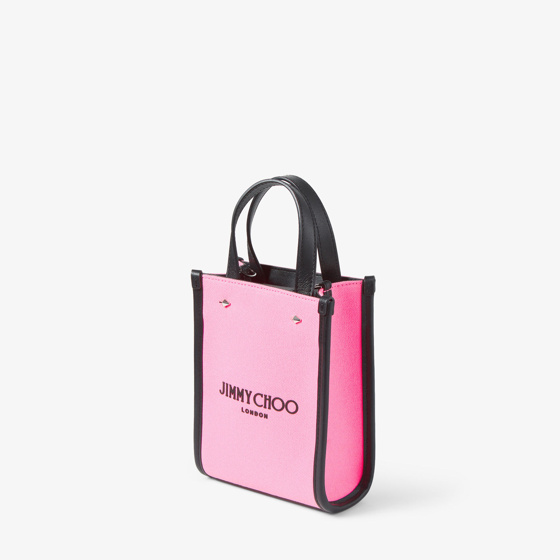 MINI N/S TOTE | Candy Pink Canvas Mini Tote Bag | Summer