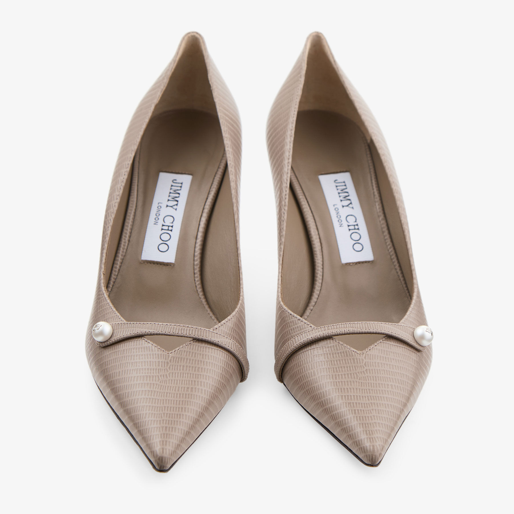 Rosalia 65 | Zapatos de salón en piel con estampado de lagarto de color ...