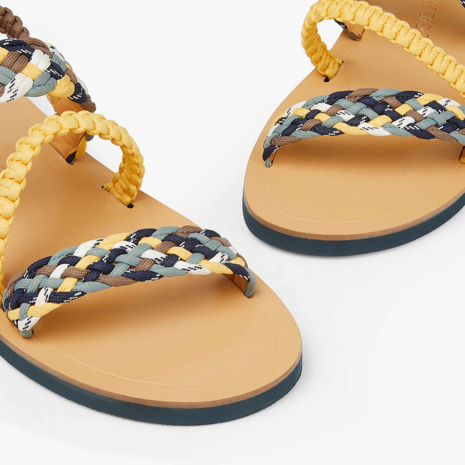ASTA GLADIATOR | Sunflower Woven Nylon Gladiator Sandals | Summer
