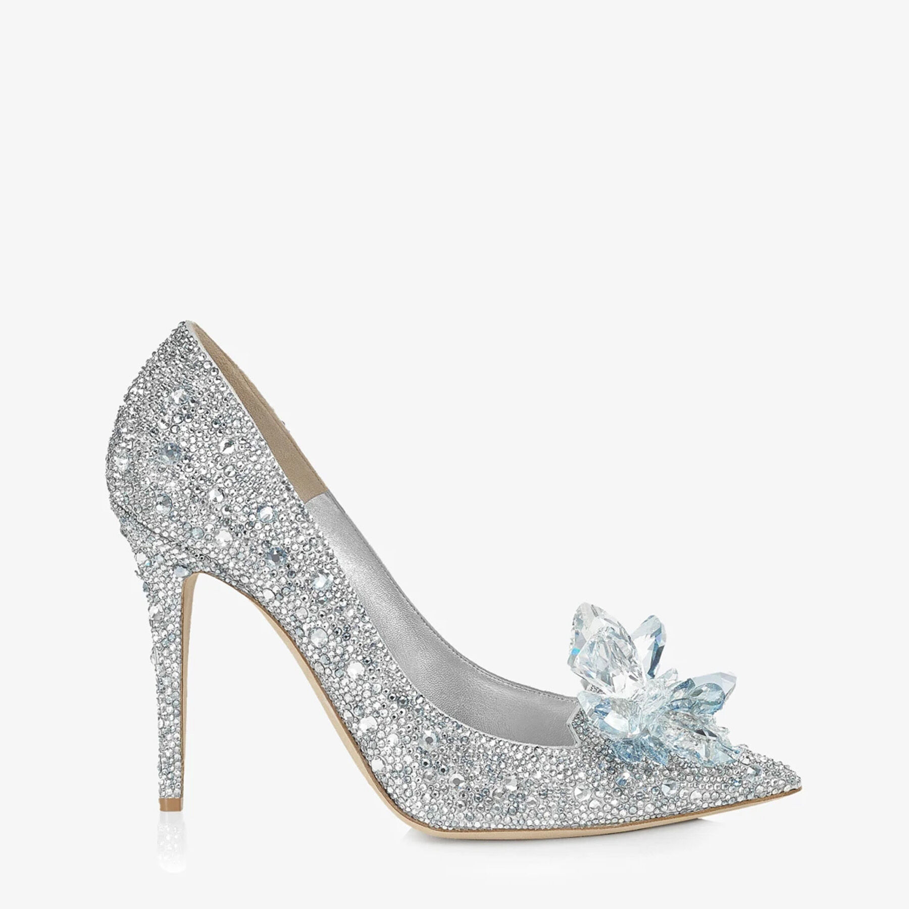 Crystal Covered Pointy Toe Pump | AVRIL | JIMMY CHOO