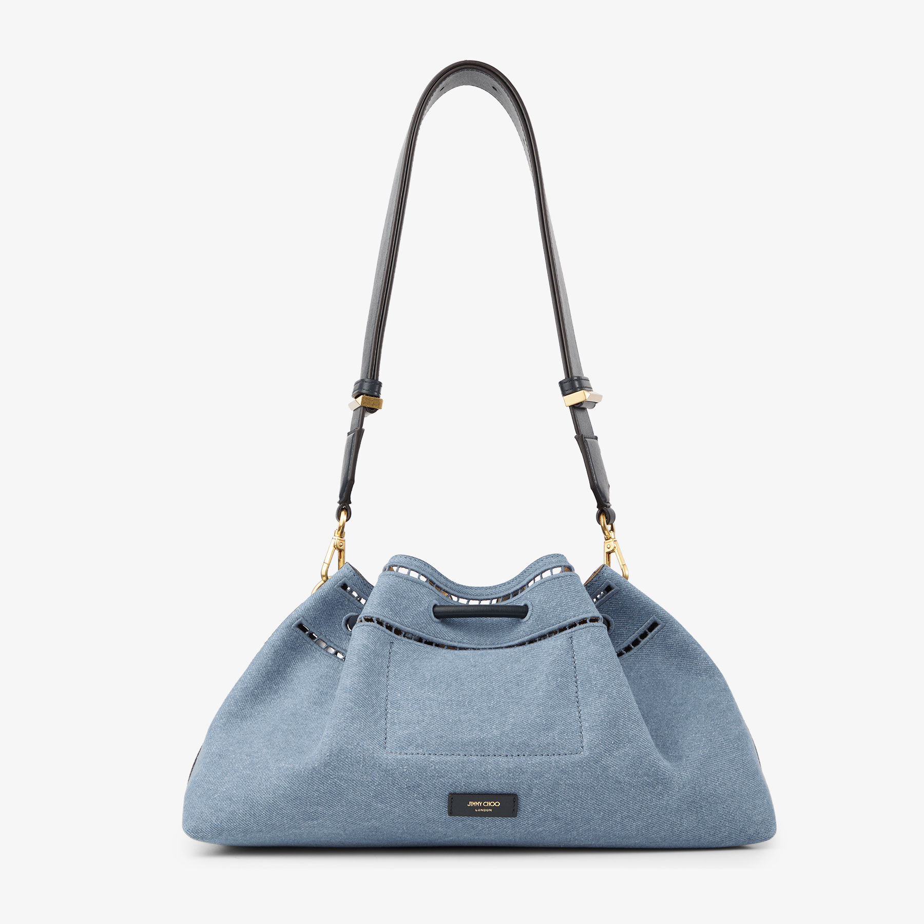 Cinch M | Denim Shoulder Bag With Sangallo Embroidery