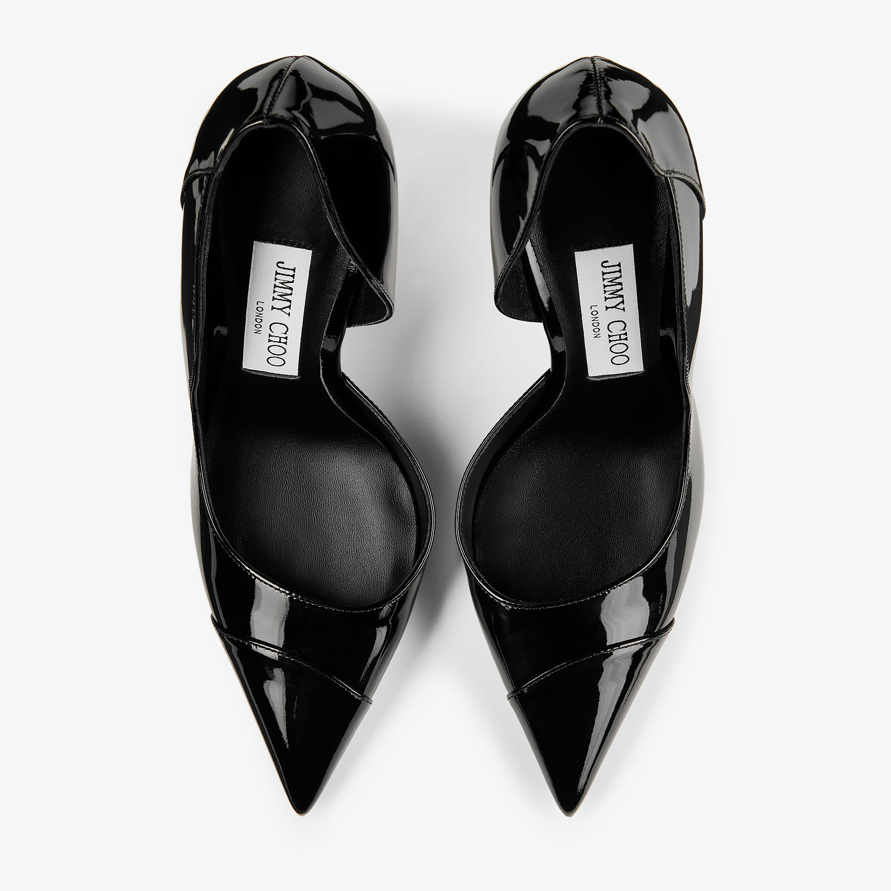 Brigitte 100 | Black Patent Leather Pumps | JIMMY CHOO