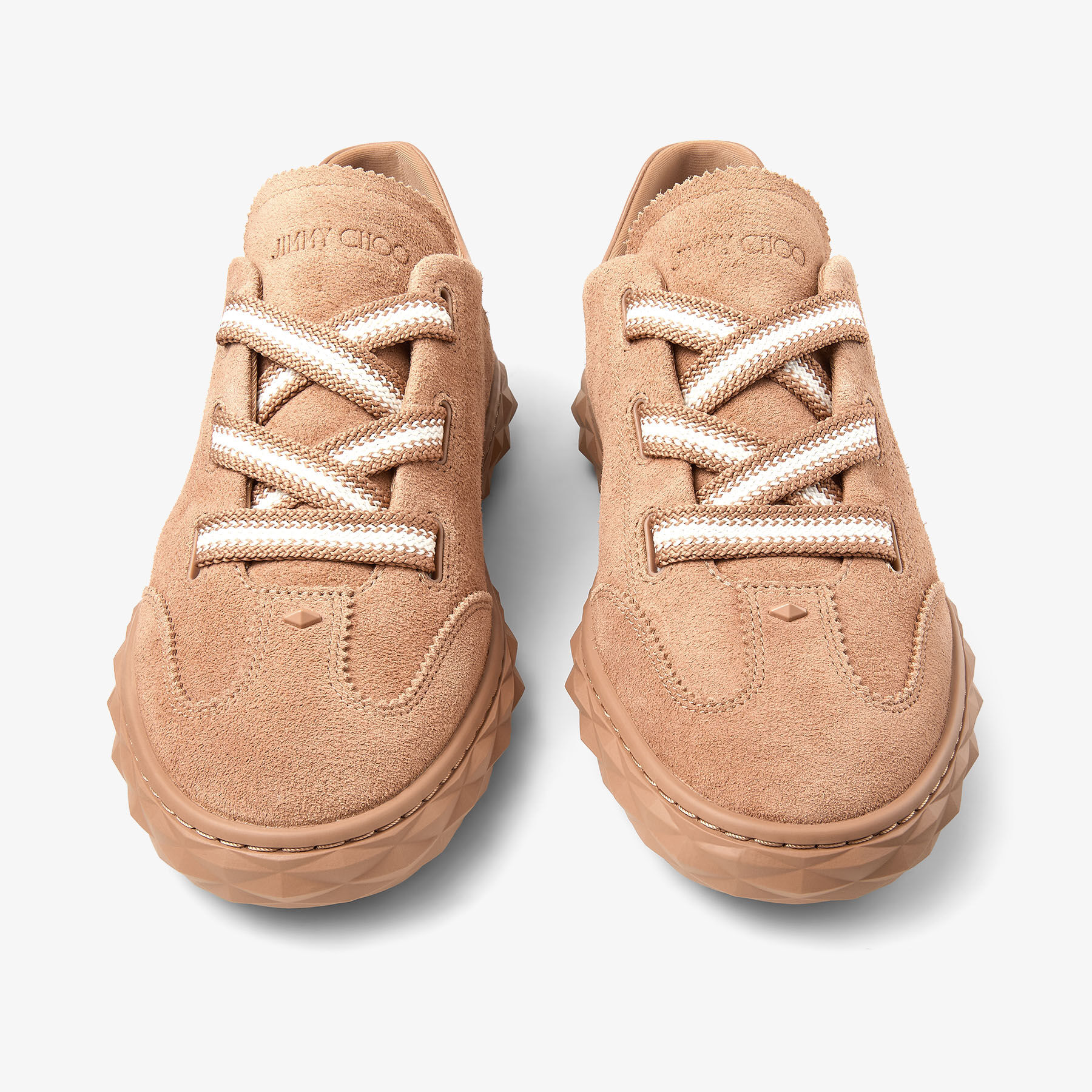 Diamond Light Flex F | Toffee Suede and Leather Mix Low Top