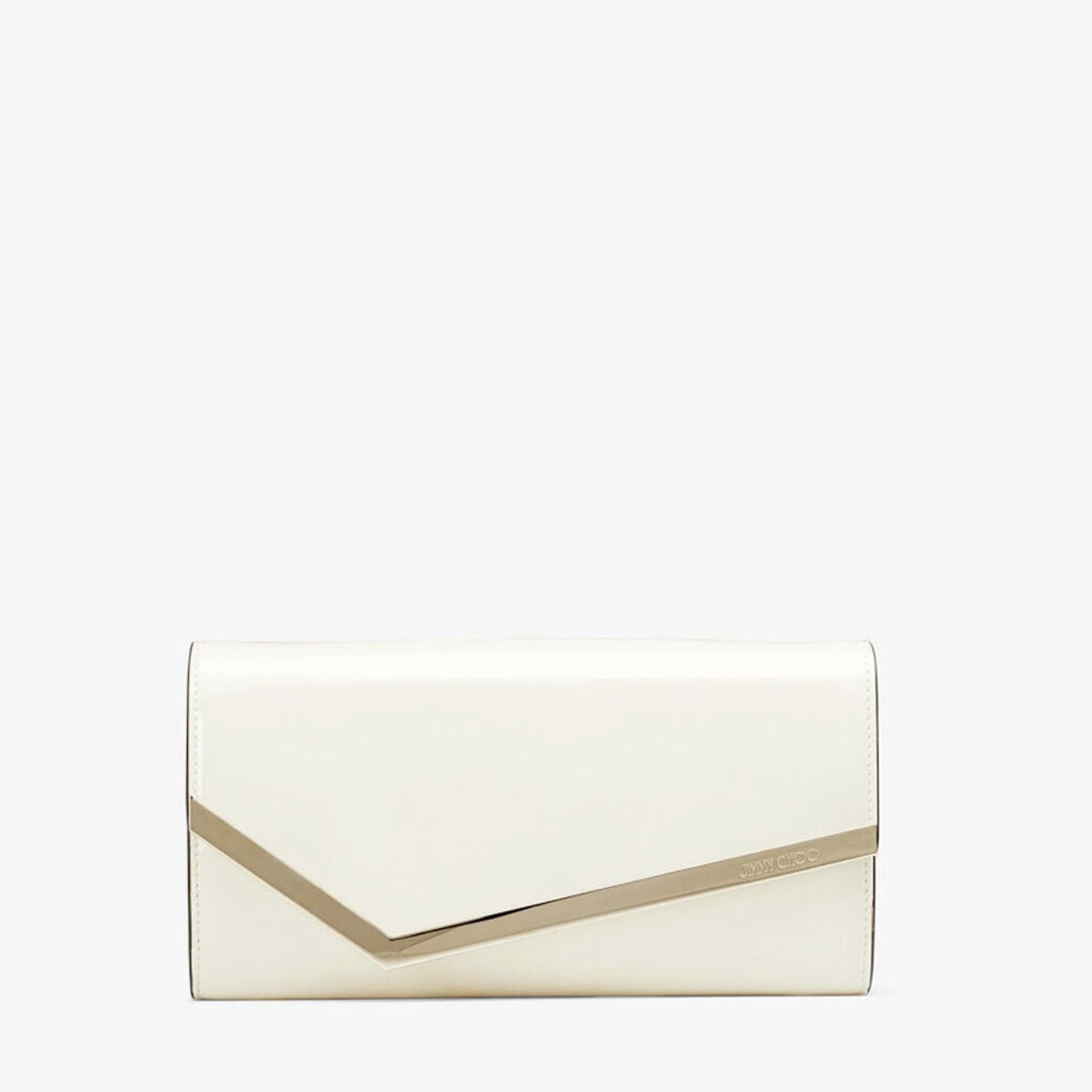 EMMIE | Latte Patent Leather Clutch Bag | Spring 2023 collection ...