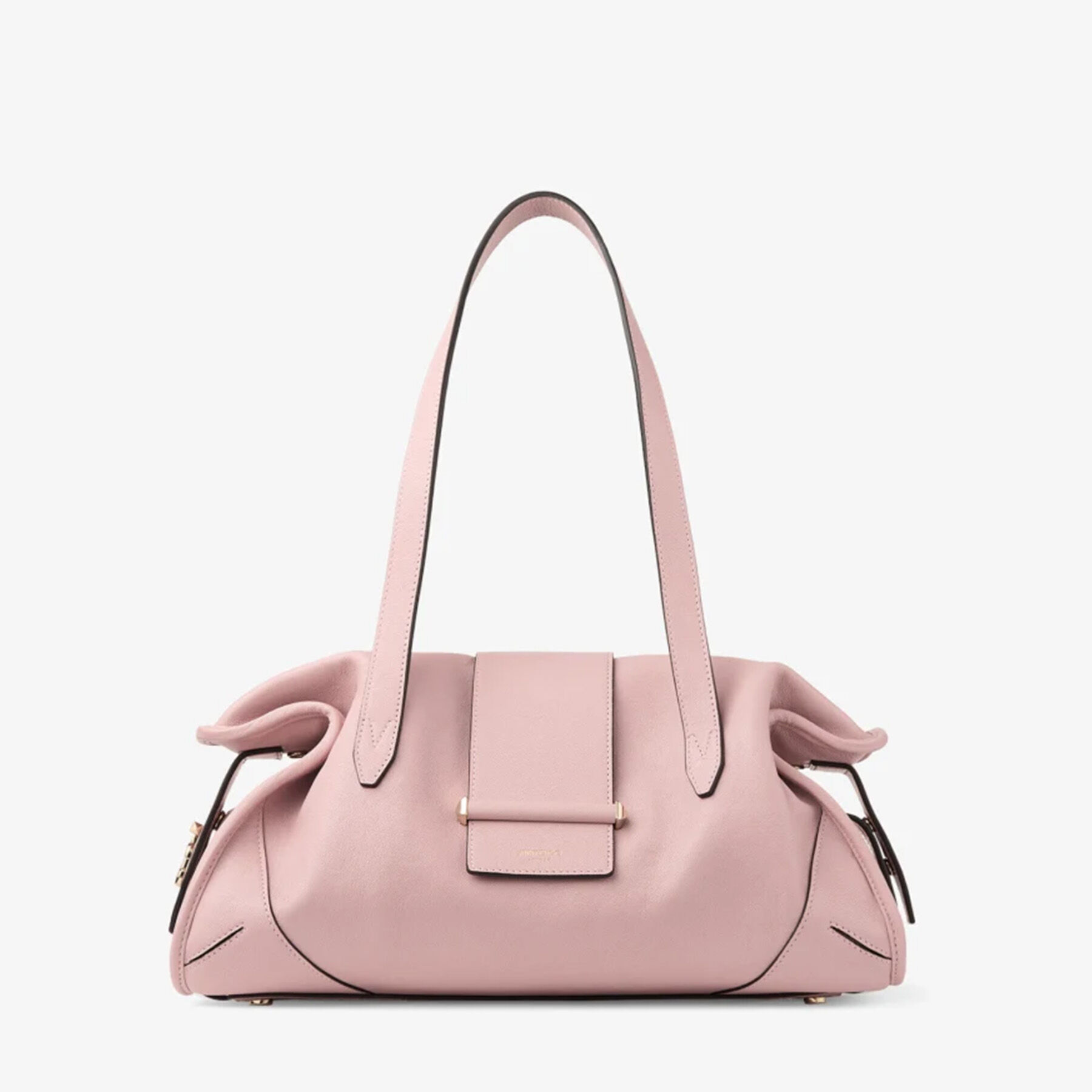 Bar Holdall Medium | Rose Biker Leather Holdall Bag | JIMMY CHOO