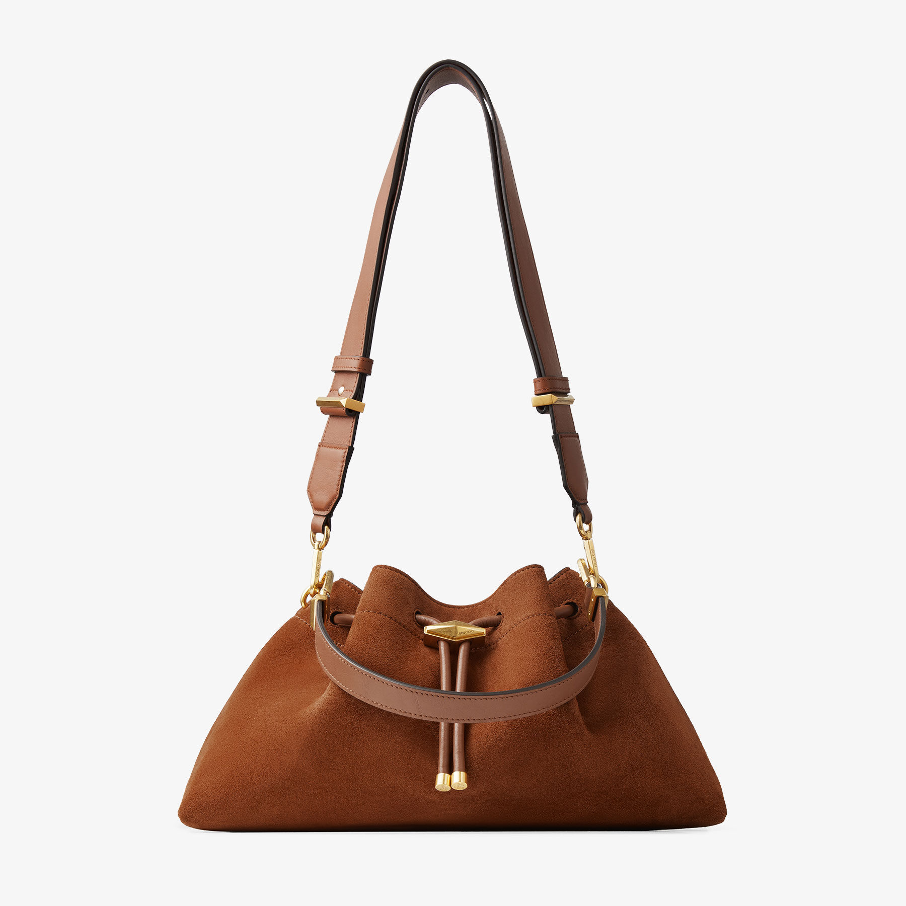 cinnamon様 Cinch M | Tan Suede Bag | JIMMY CHOO