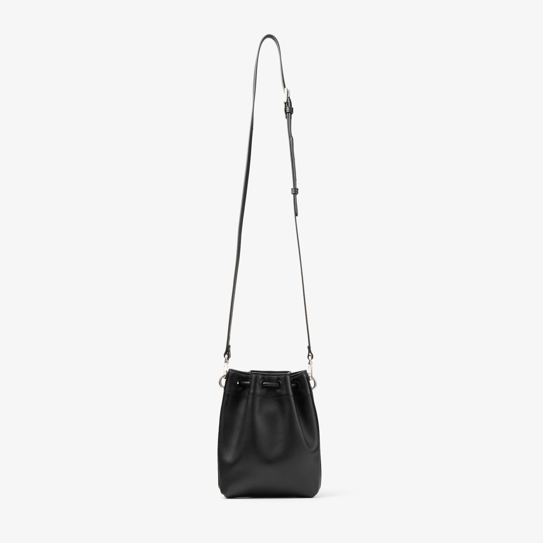 Cinch Mini | Black Calf Leather Mini Bag| JIMMY CHOO
