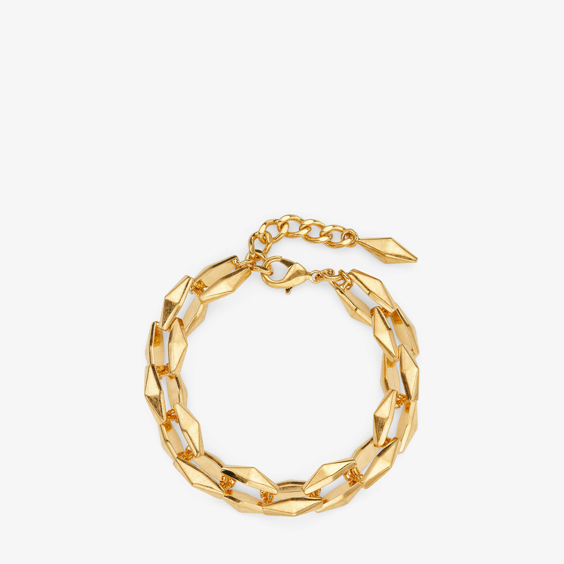Gold-Finish Diamond Chain Bracelet | Diamond | Jewellery