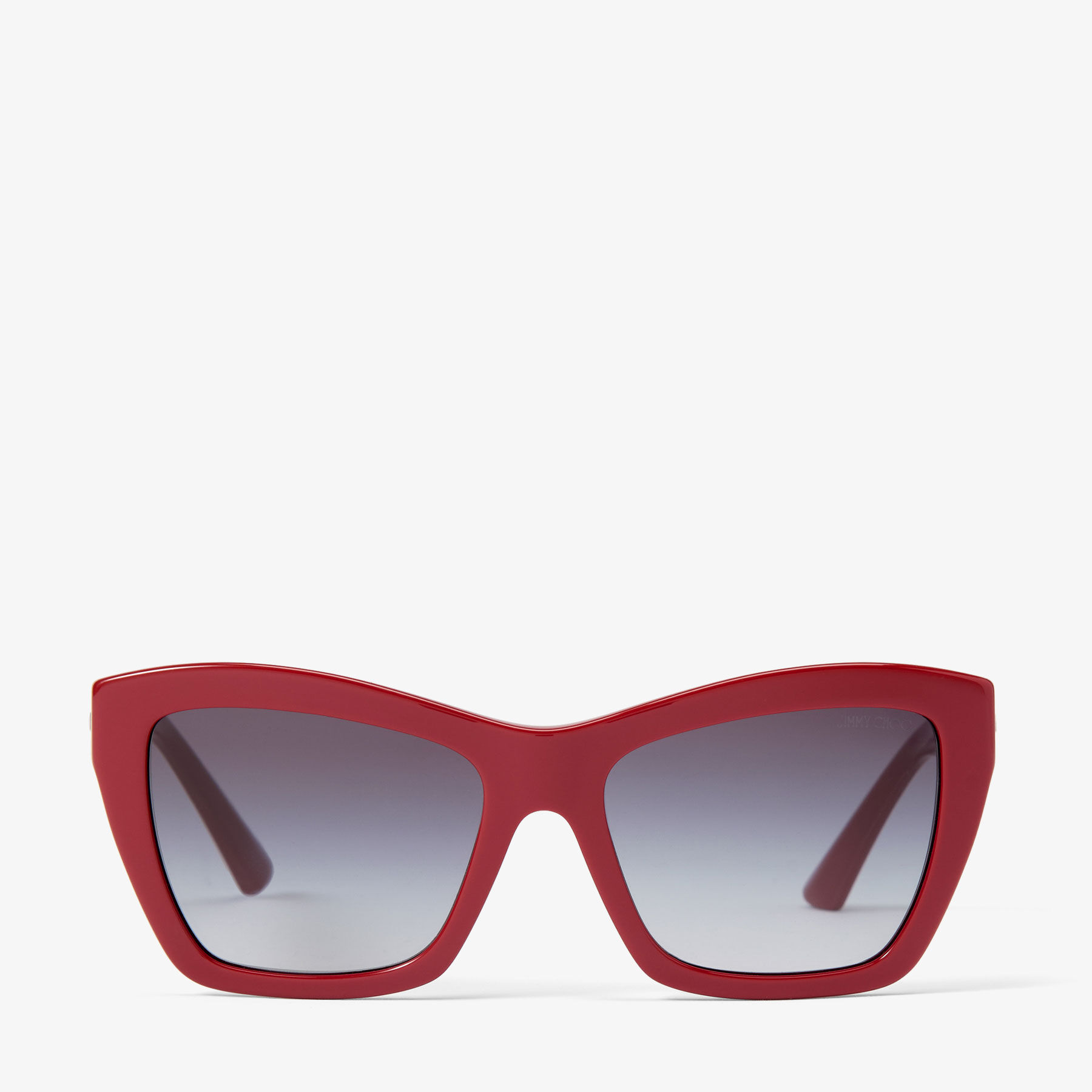 Elina | Cranberry Cat Eye Sunglasses | Jimmy Choo Elina | Cranberry Cat Eye Sunglasses | Jimmy Choo