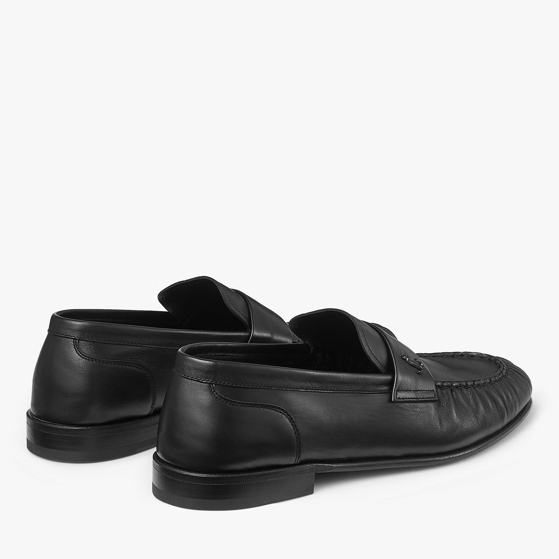 Ellis Loafer M |Black Leather Loafer | JIMMY CHOO display picture 2