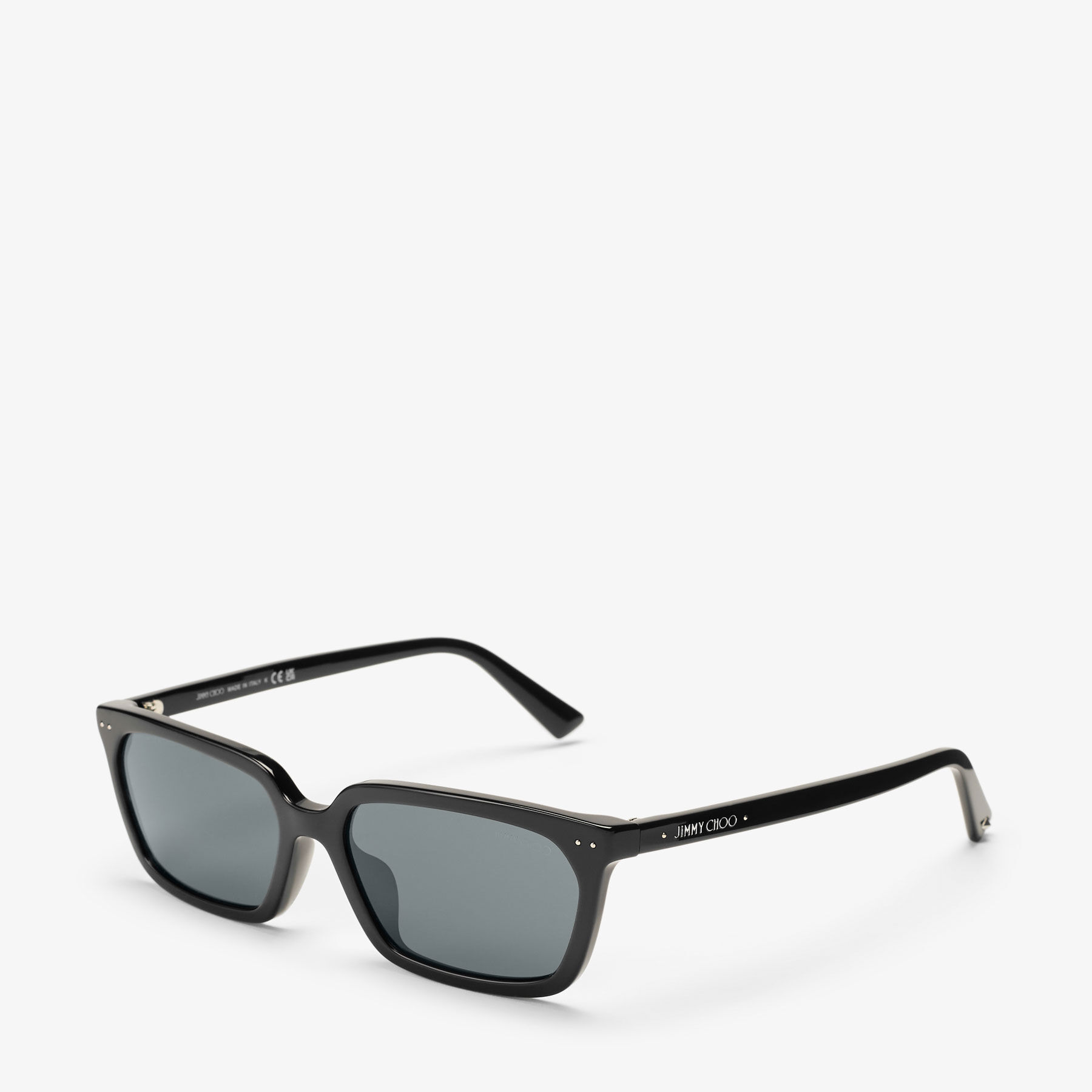 Josi | Black Rectangular Sunglasses | JIMMY CHOO