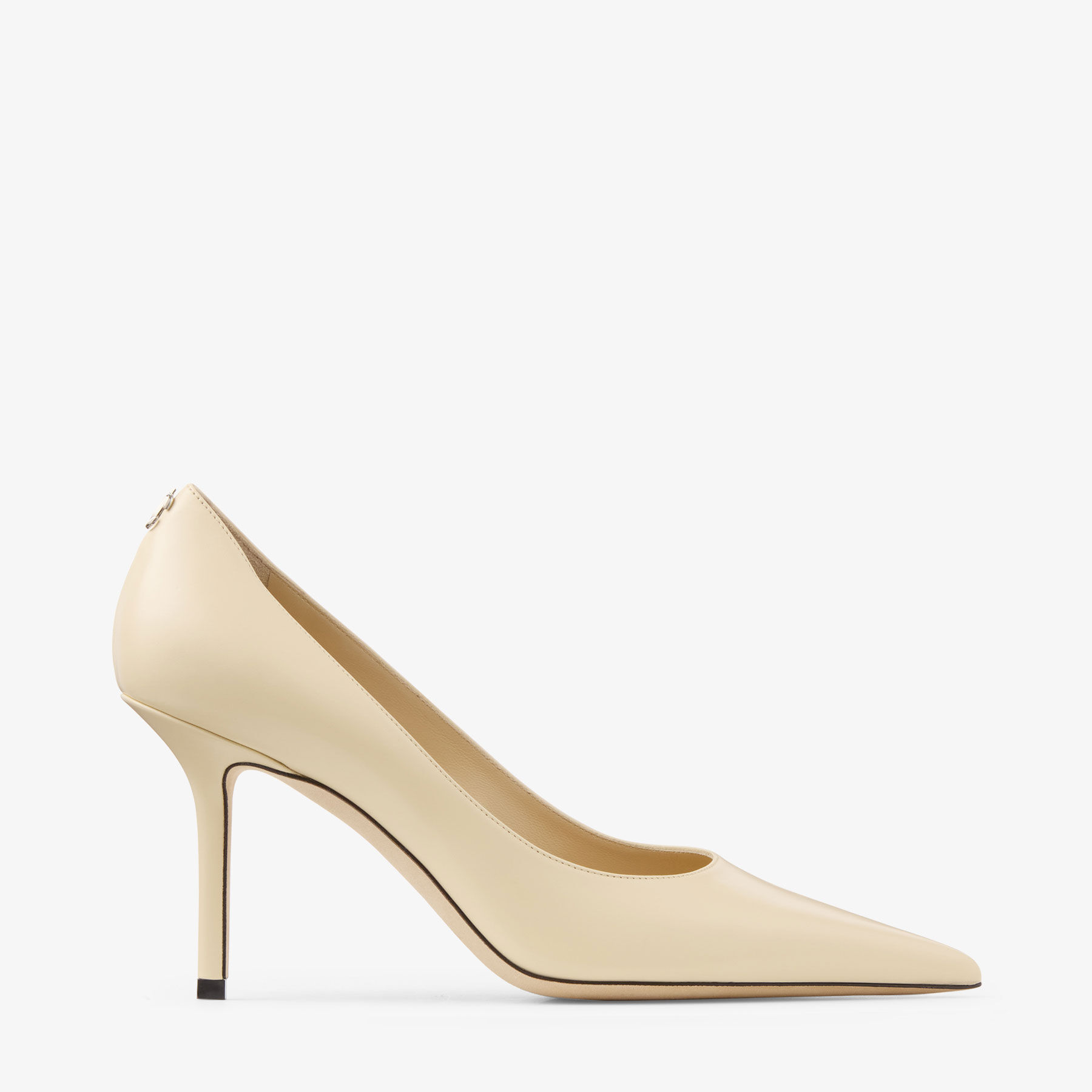 Love 85 | Yellow Buttermilk Calf Leather Pumps with JC Emblem