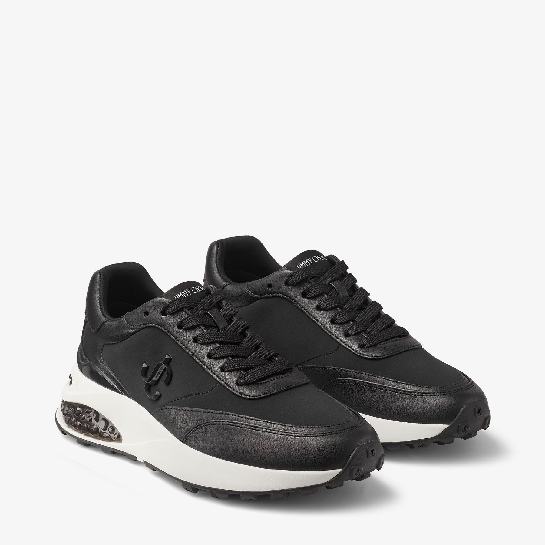 【JIMMY CHOO】Memphis Lace Up/F Fishnet Mesh ★関税送料込み Jimmy Choo Memphis/F Mesh & Leather Sneaker - ShopStyle