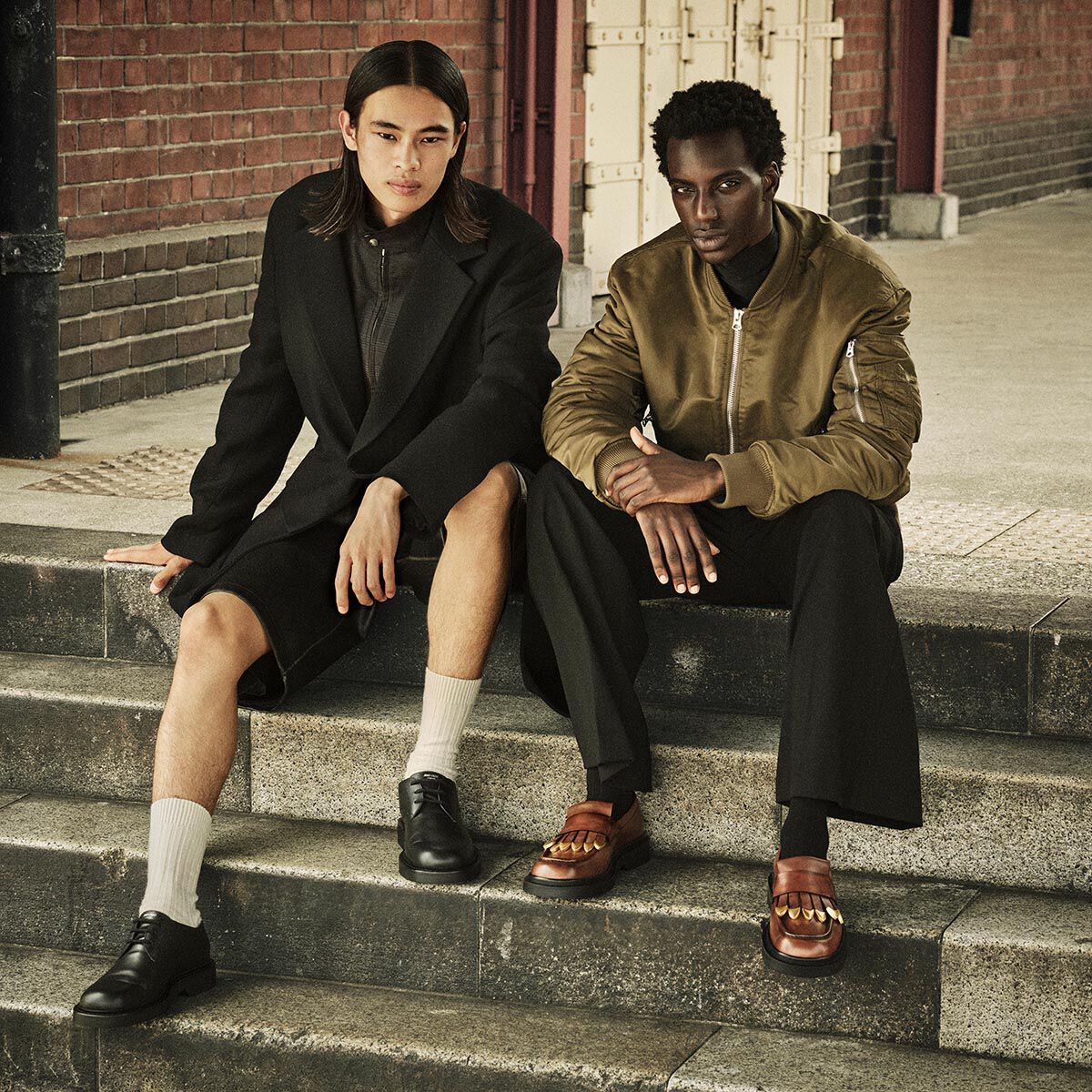 Rowan Derby | Black Box Calf Leather Loafers | JIMMY CHOO