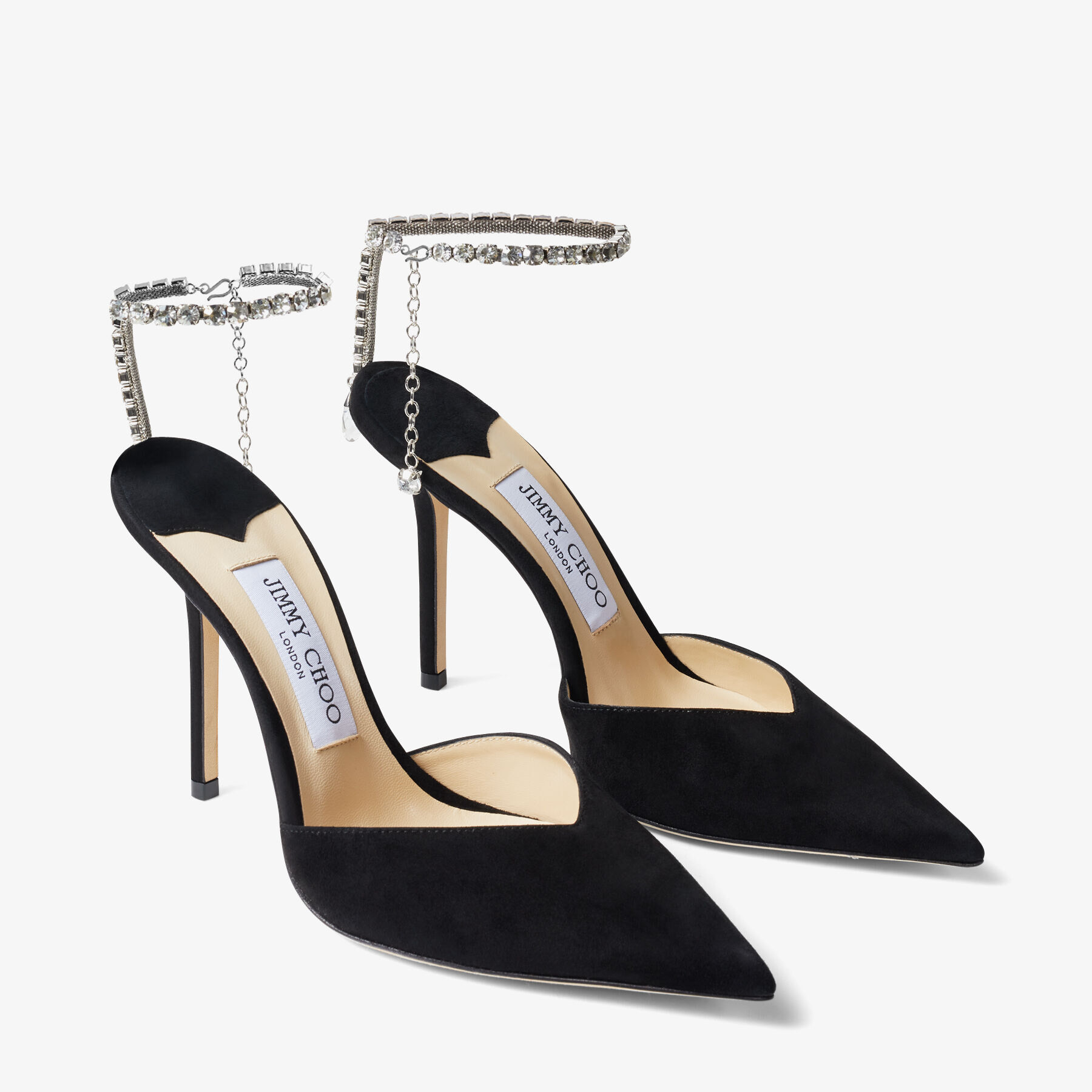 Jimmy Choo Studded Pumps Black Jimmy Choo 50mm Stevie Pumps Black