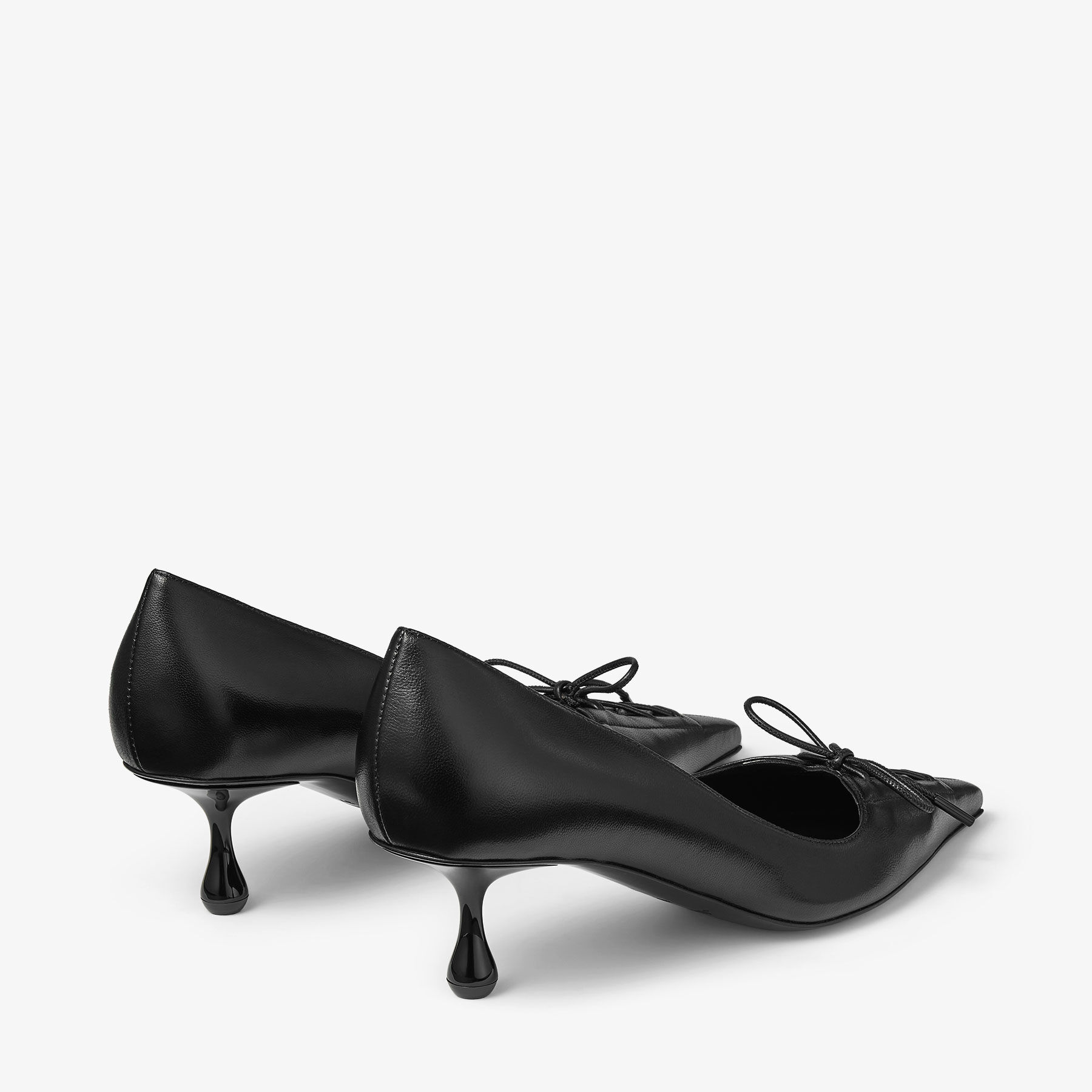 Scarlett 50 | Black Nappa Leather Pumps | JIMMY CHOO