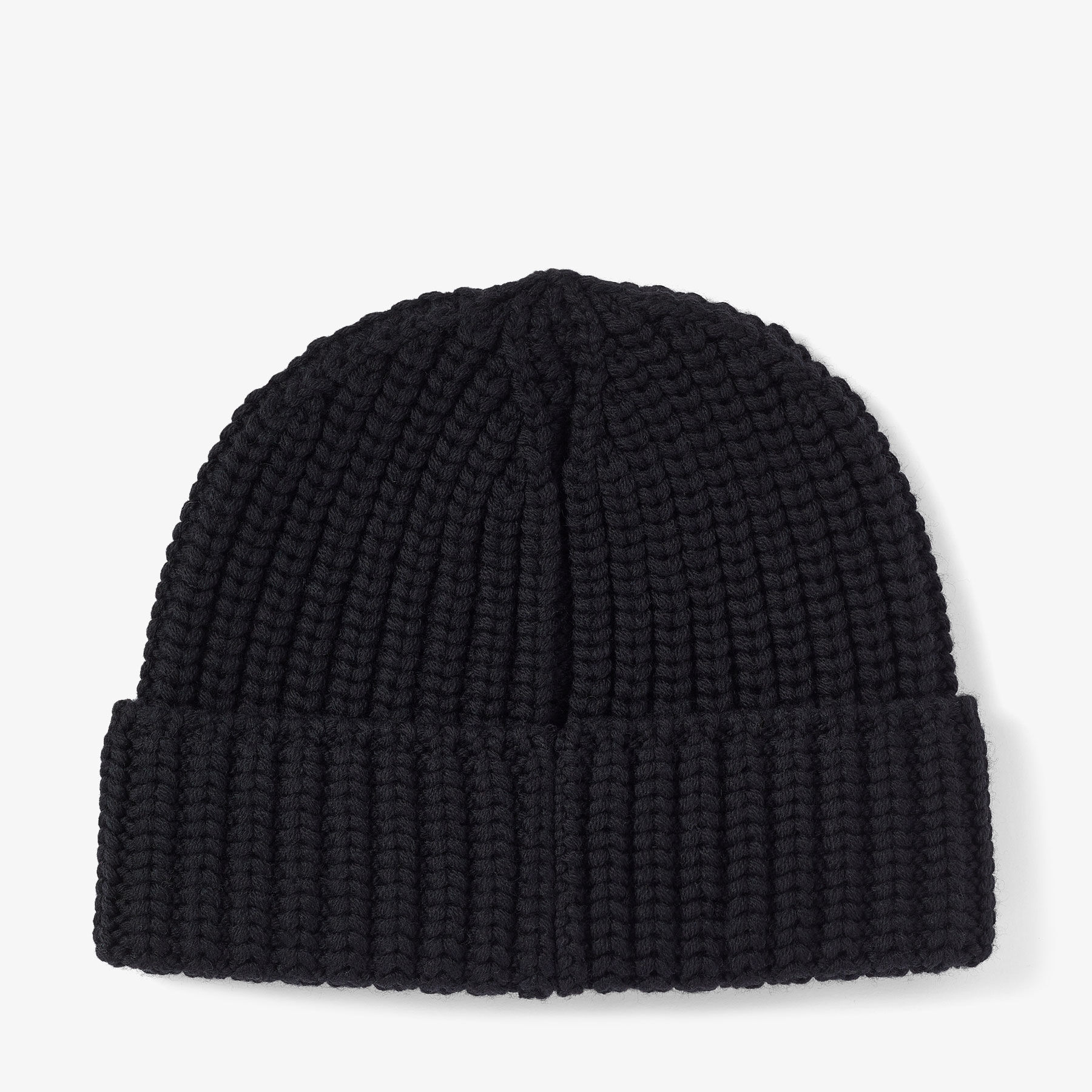 JIMMY CHOO ブラックニット帽 YUKI | Black Cashwool Knit Hat | Winter Capsule | JIMMY CHOO