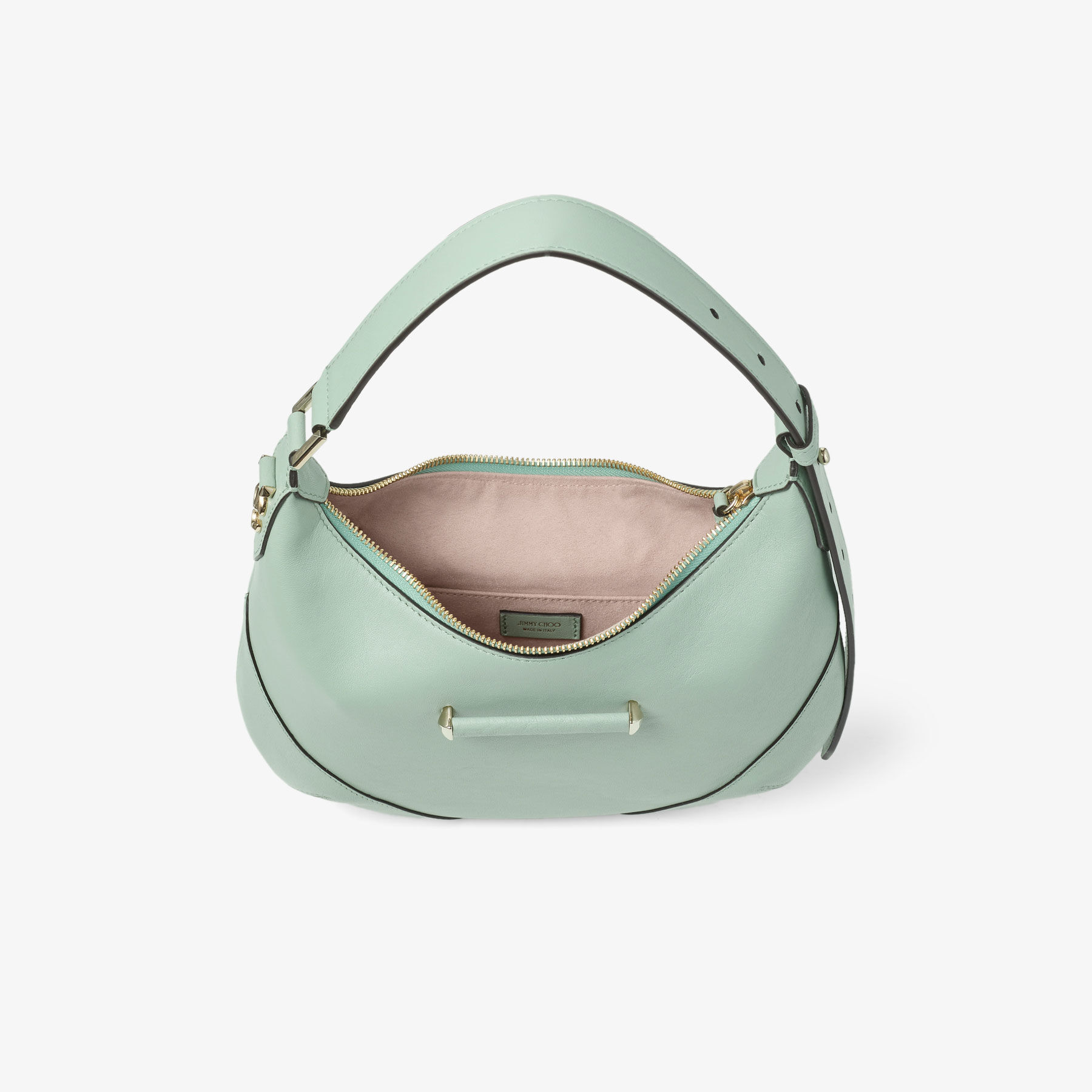 バー ホーボー スモール | ヴェルデ バイカーレザー・ショルダーバッグ