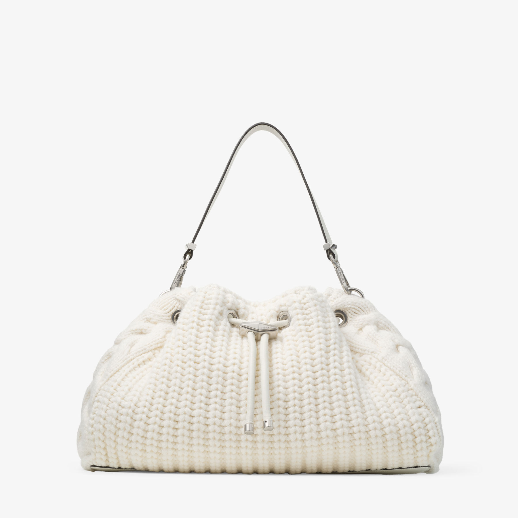 シンチ M | ラテ ニットウール・バケットバッグ | ジミー チュウ