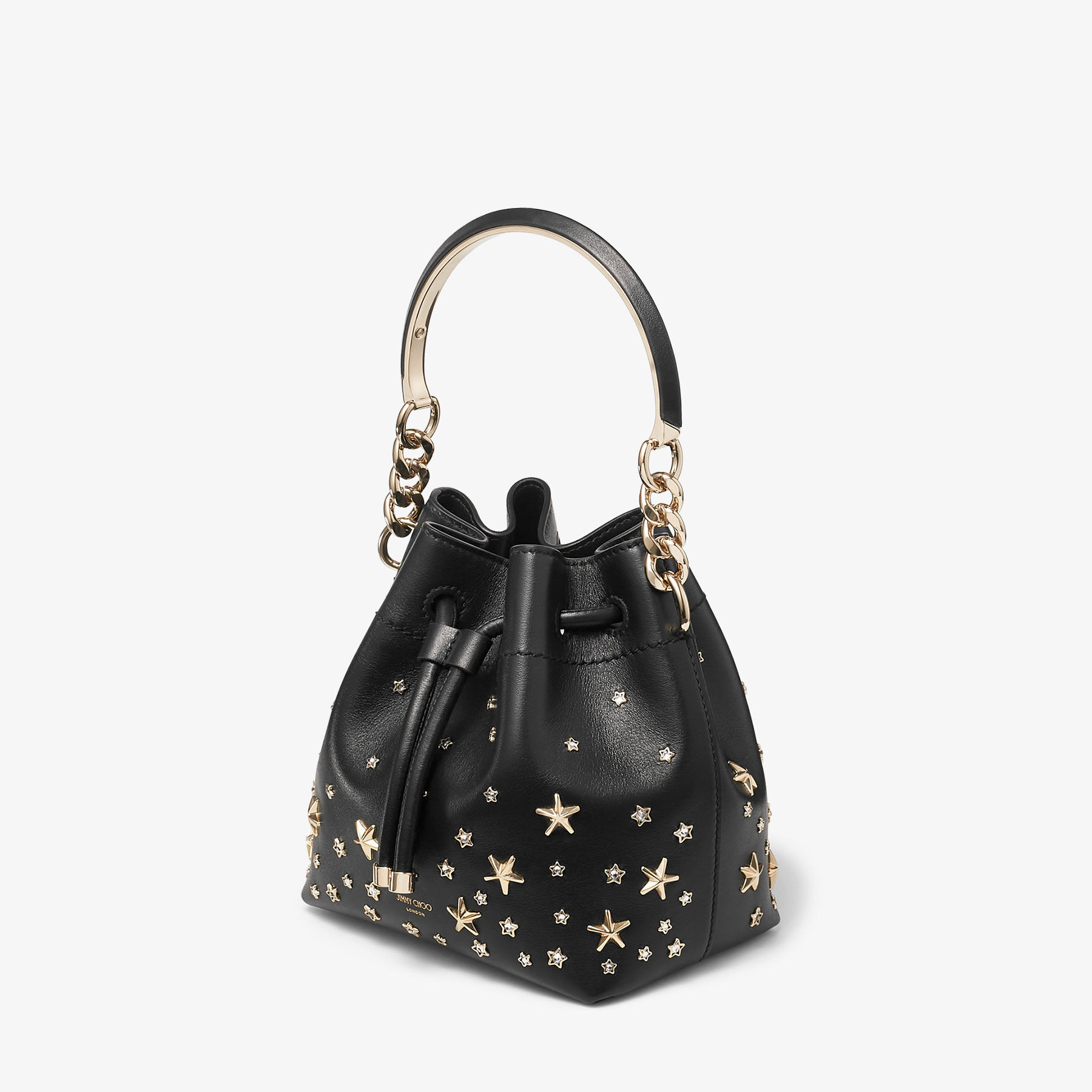 BON BON BUCKET/S | ブラックスムースカーフレザー・バケット