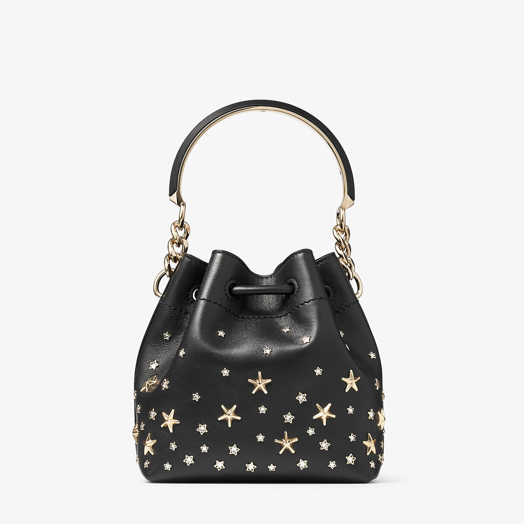 BON BON BUCKET/S | ブラックスムースカーフレザー・バケット
