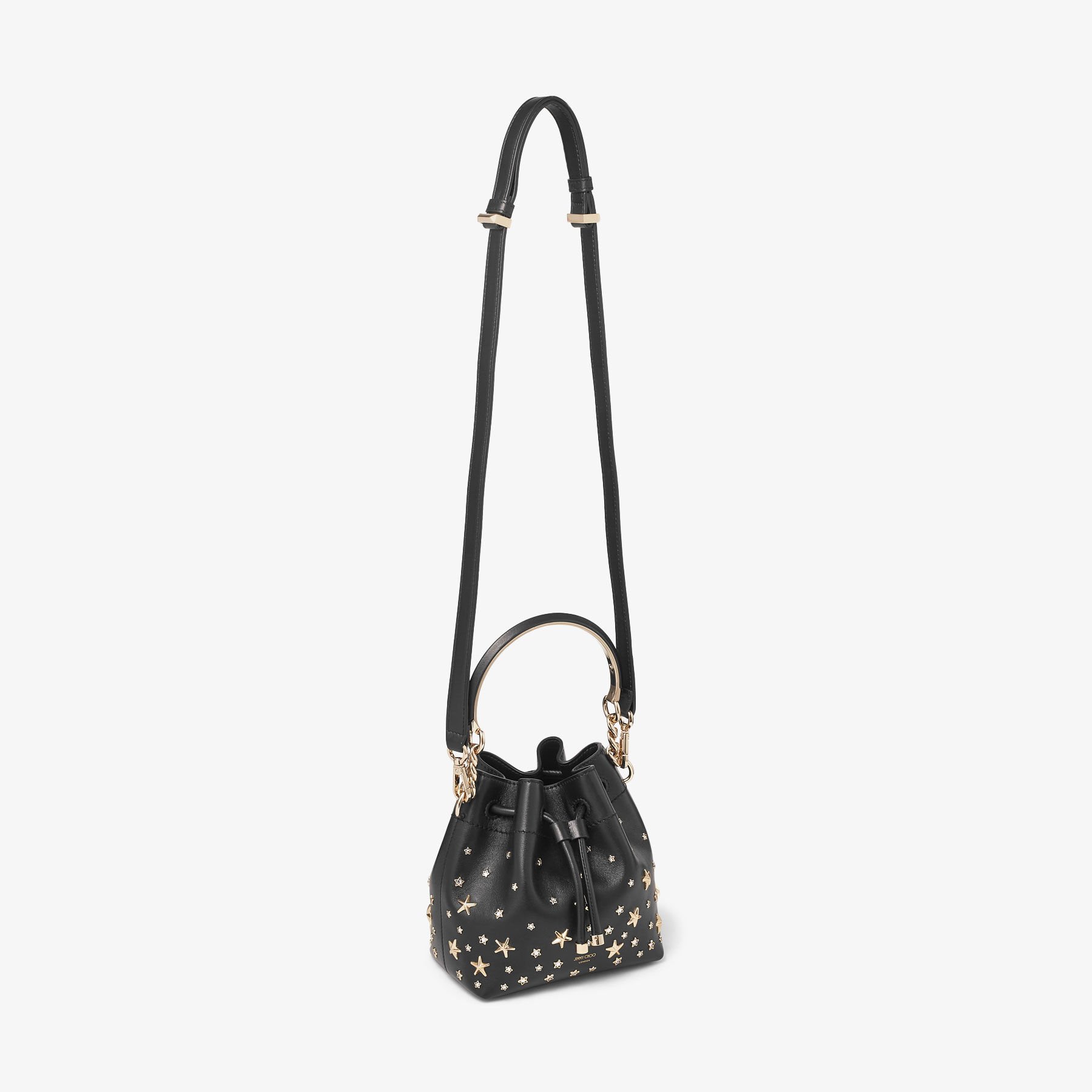 【初回限定】 BON BON ブラックスムースカーフレザー・バケット | BUCKET/S バッグ