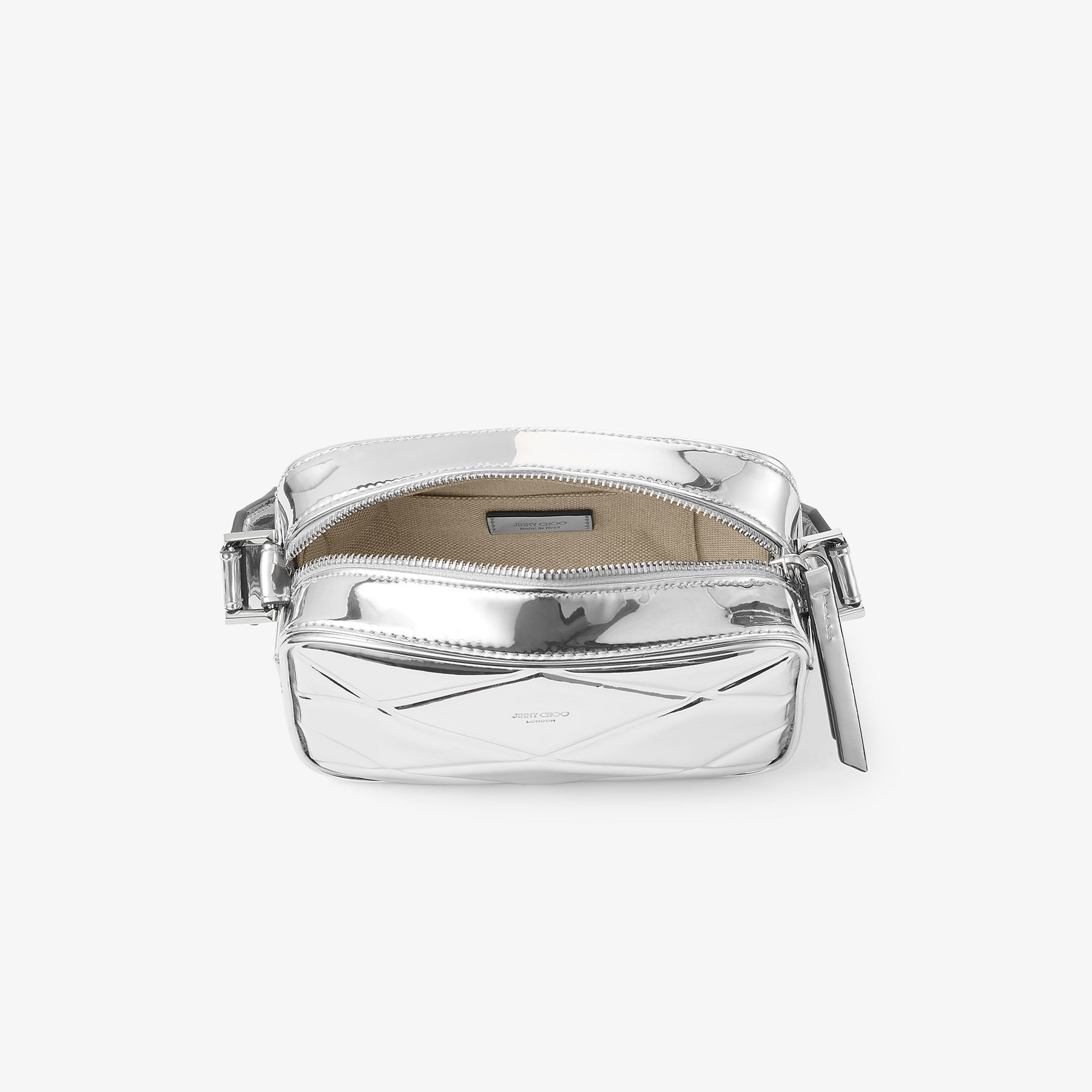 バックパッカーシンドローム　美品 ボックス カメラ S |ブラック ダイヤモンドキルティングレザー