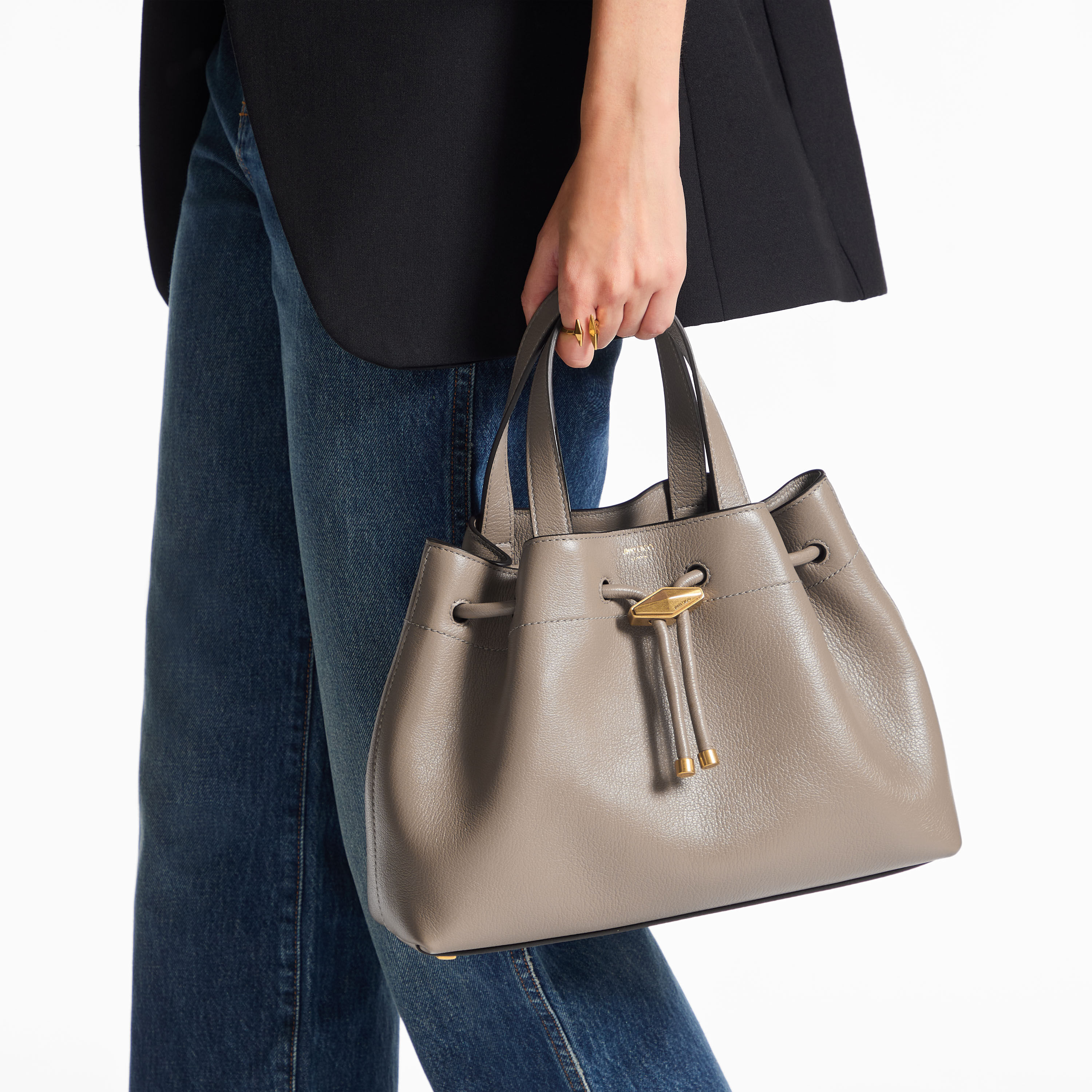 シンチ トート | トープ ソフトカーフスキン・トートバッグ | JIMMY CHOO