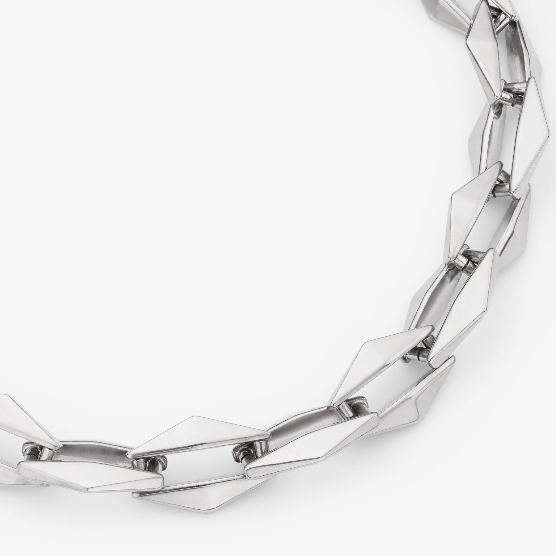 Diamond Chain Necklace|シルバー仕上げ・ネックレス| ジミー チュウ