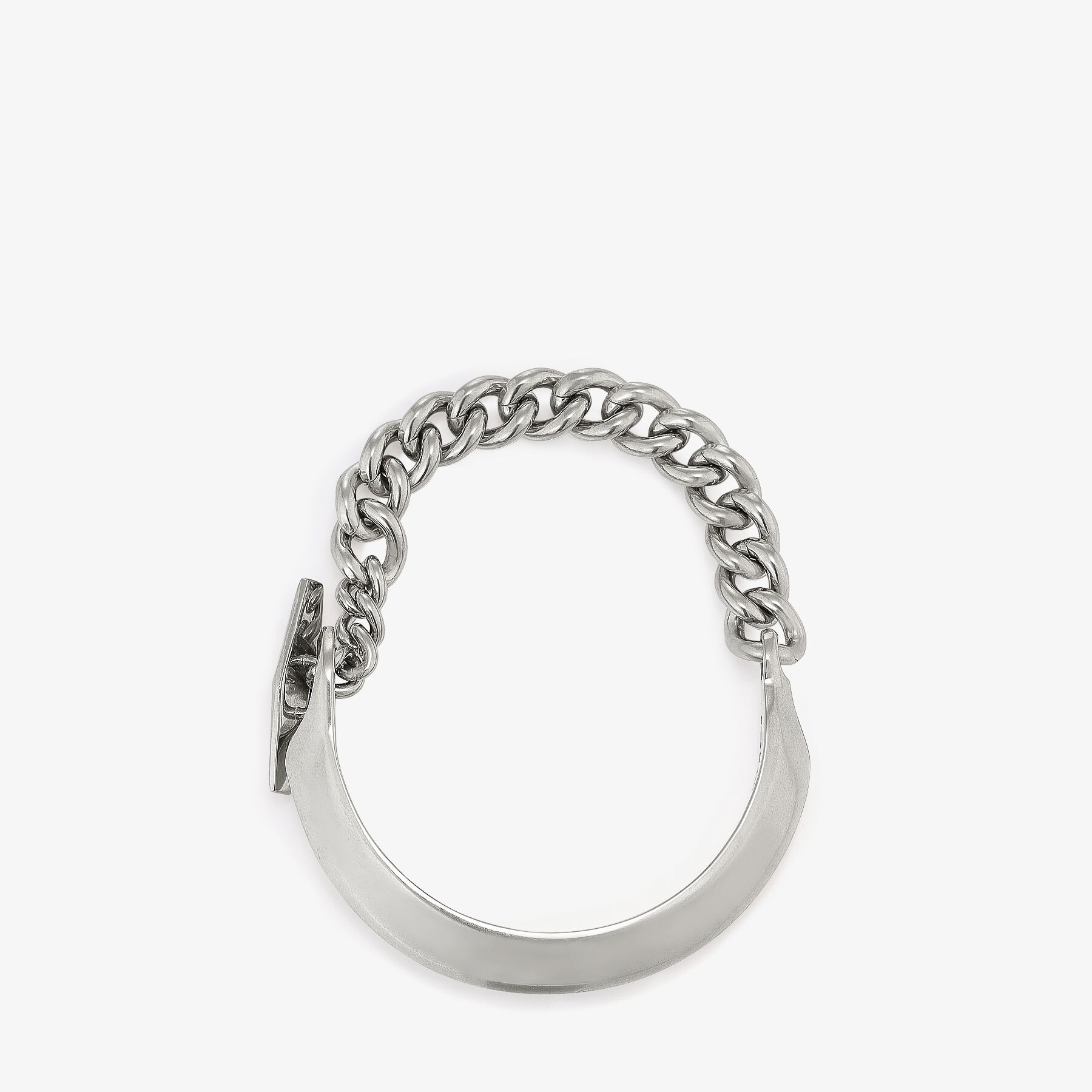 ◎ JIMMY CHOO ダイヤモンド チェーン ブレスレット DIAMOND CHAIN BRACELET｜パヴェクリスタル付き シルバー仕上げ