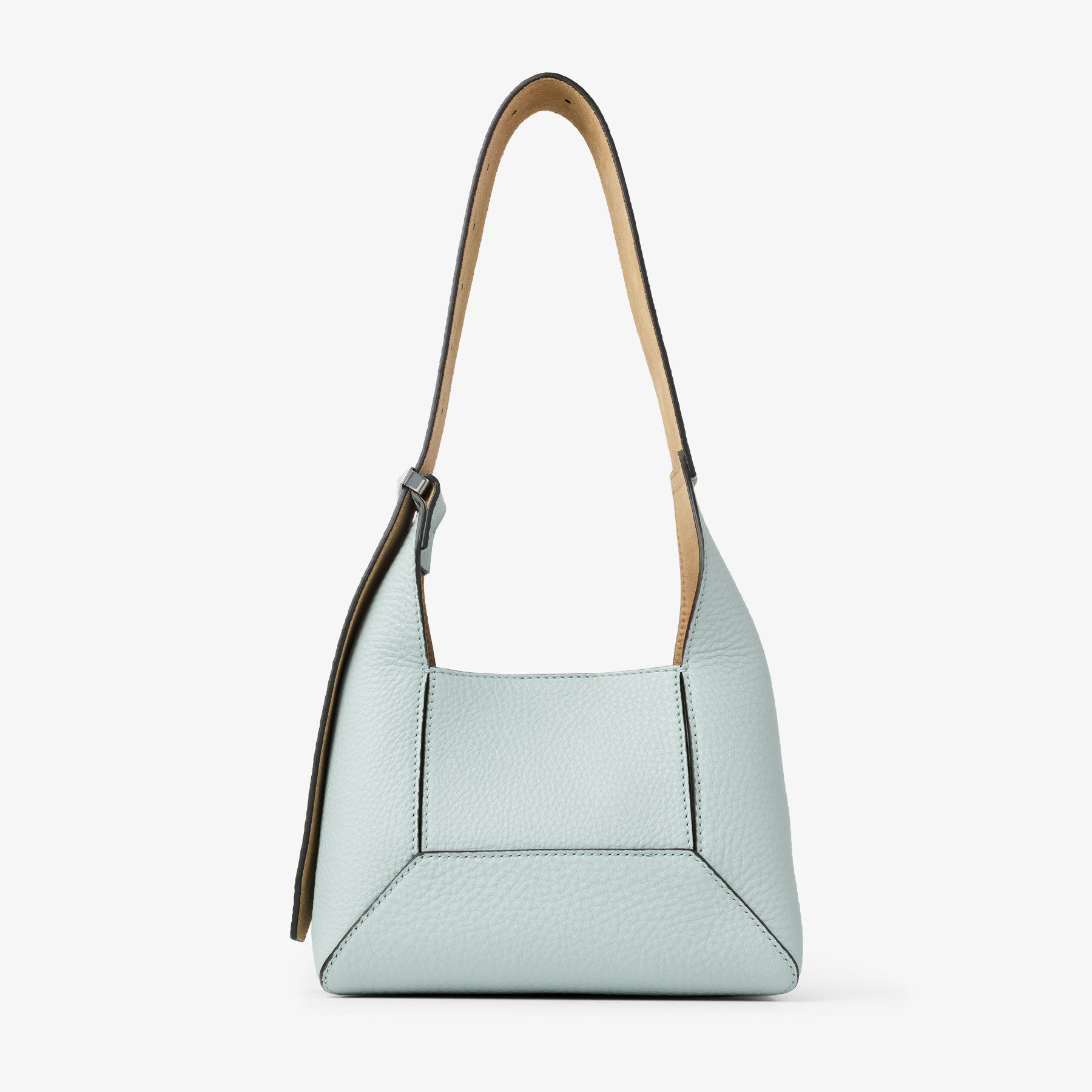【JIMMY CHOO】ダイヤモンド ホーボー / S Diamond Hobo/S | Black Leather Shoulder Bag | JIMMY CHOO