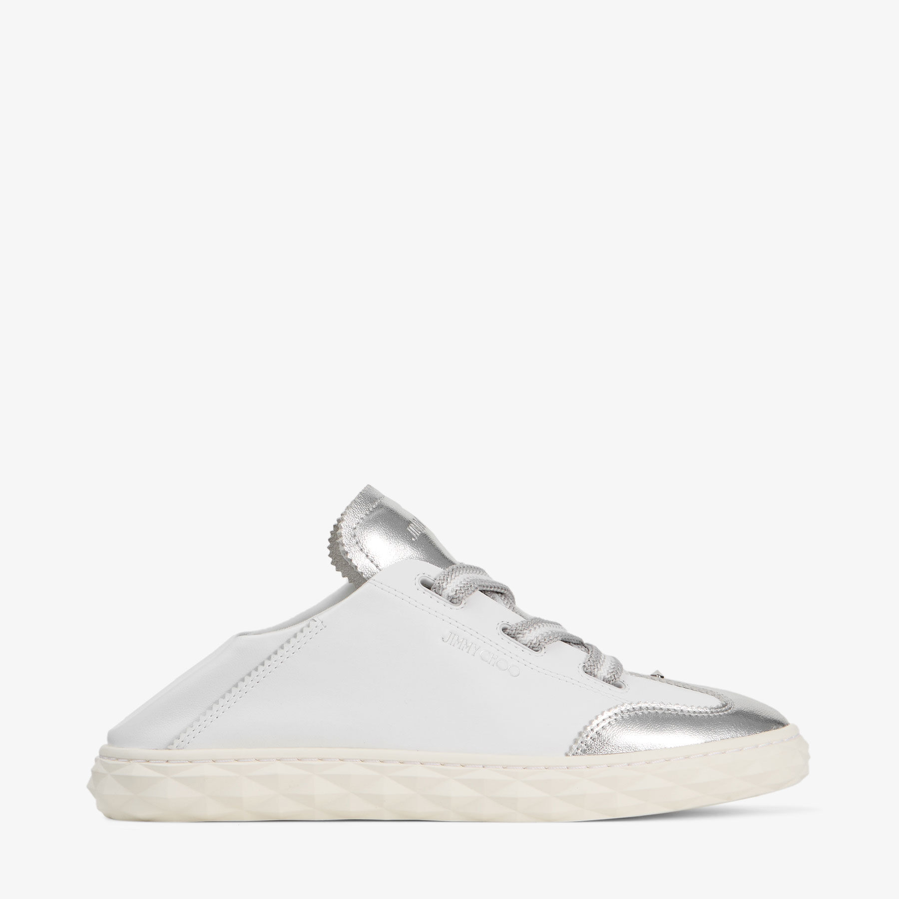 Jimmy Choo スニーカー ダイヤモンドライト ダイヤモンド ライト フレックス / F | ラテホワイトレザー
