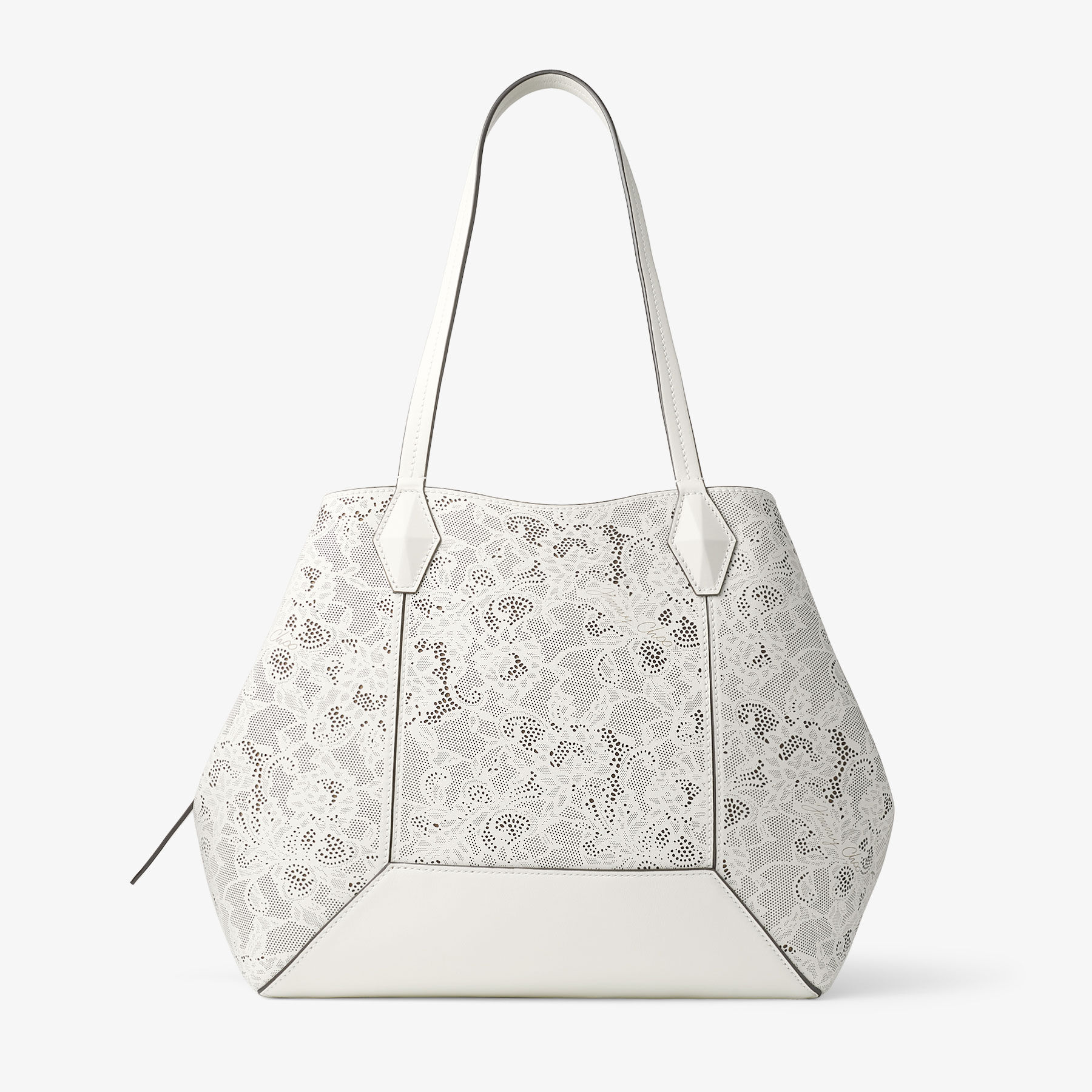 ダイヤモンド トート ミディアム | ラテ パーフォレーテッドレース