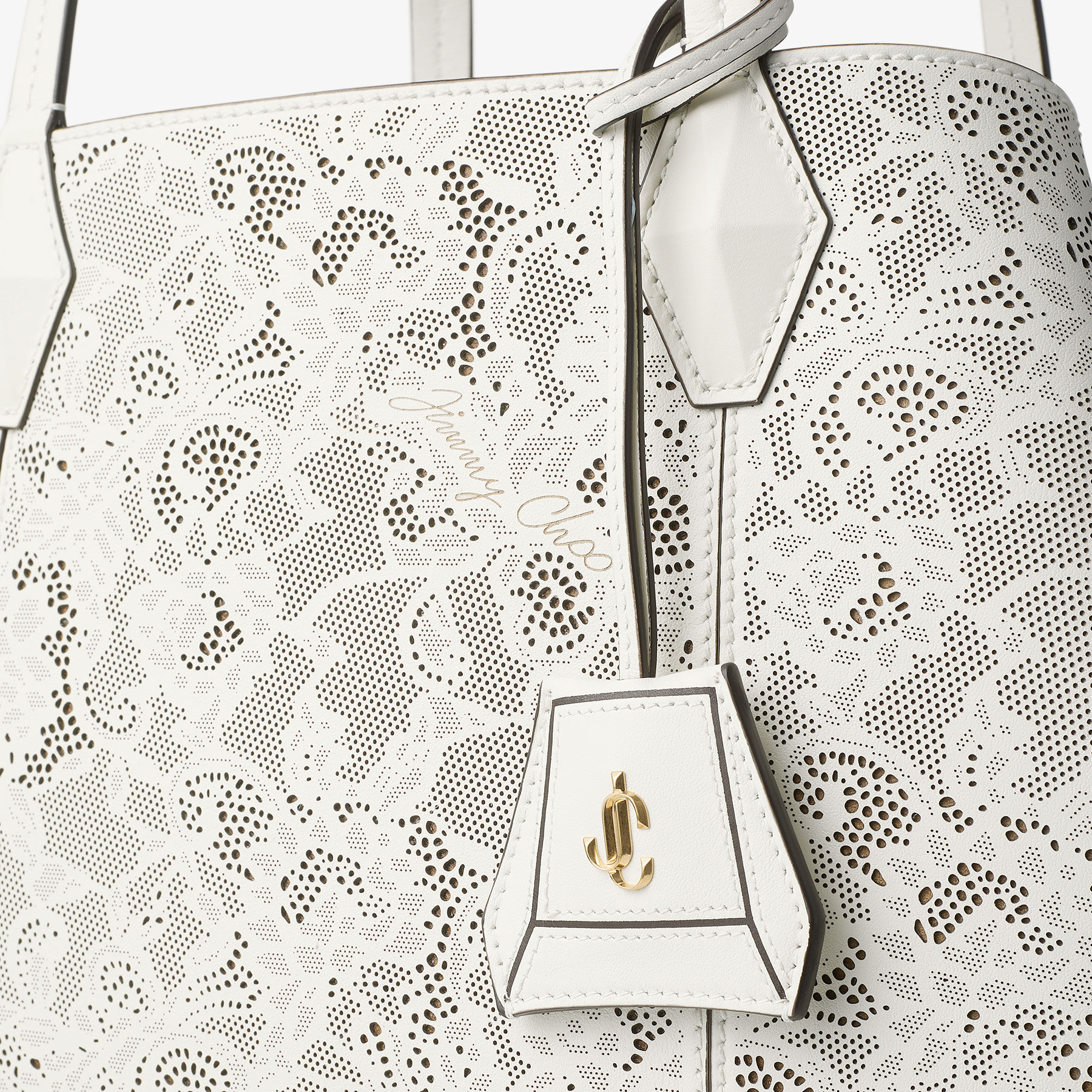 ダイヤモンド トート ミディアム | ラテ パーフォレーテッドレース