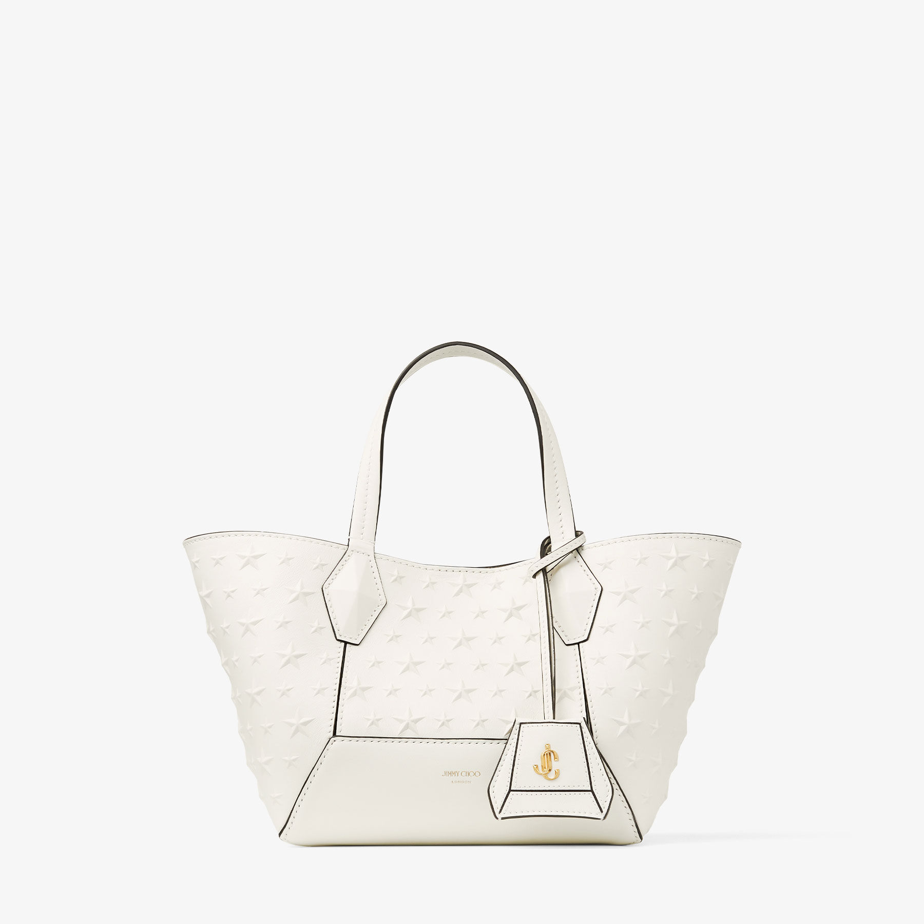 ダイヤモンド トート スモール | ラテ カーフレザー・スターエンボス