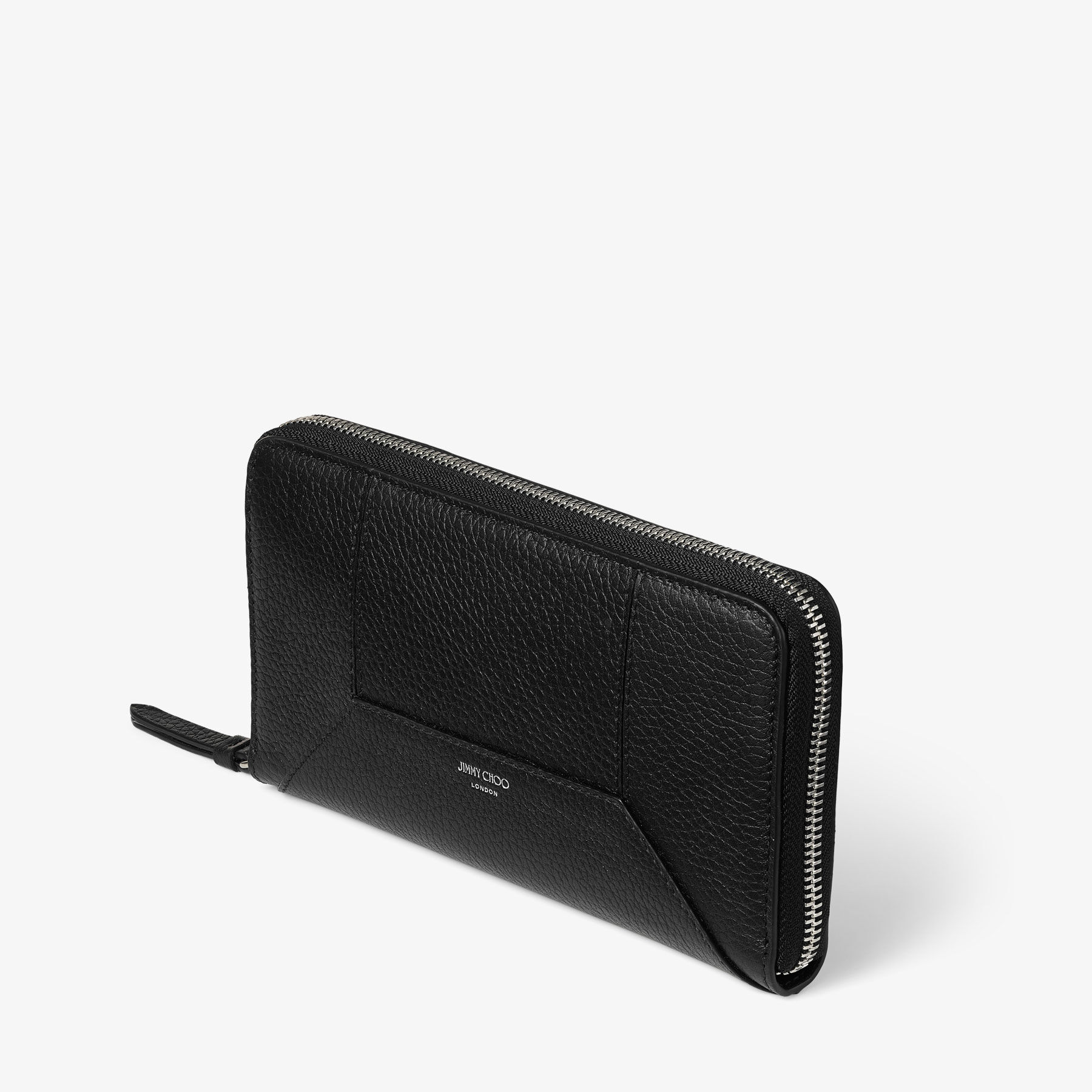 ダイヤモンド ピッパ M |ブラック グレイニー カーフレザー・ロング