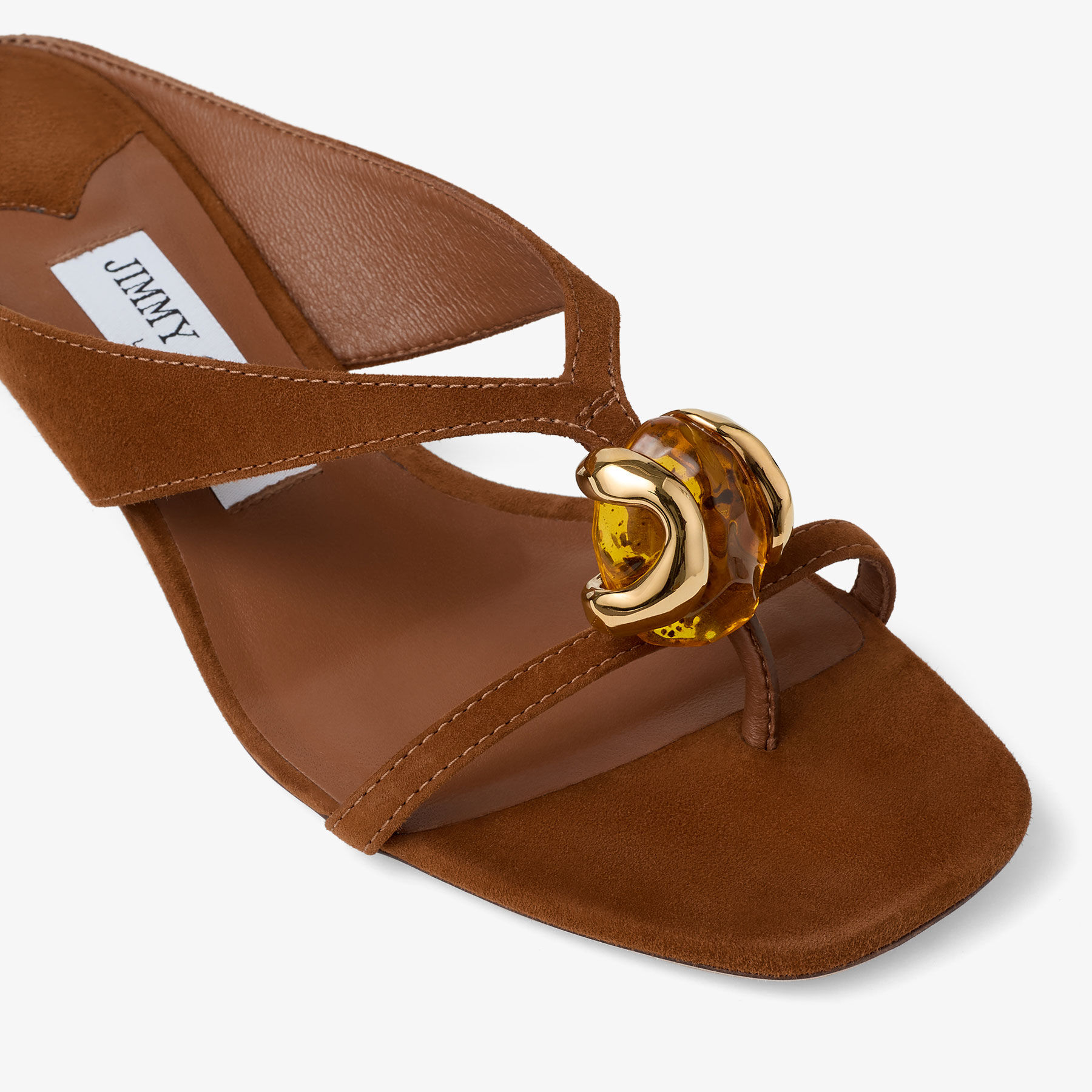 JIMMY CHOO ジミーチュウ スエード ストラップサンダル 37.5 JIMMY CHOO ストラップサンダル35新品 【公式通販】