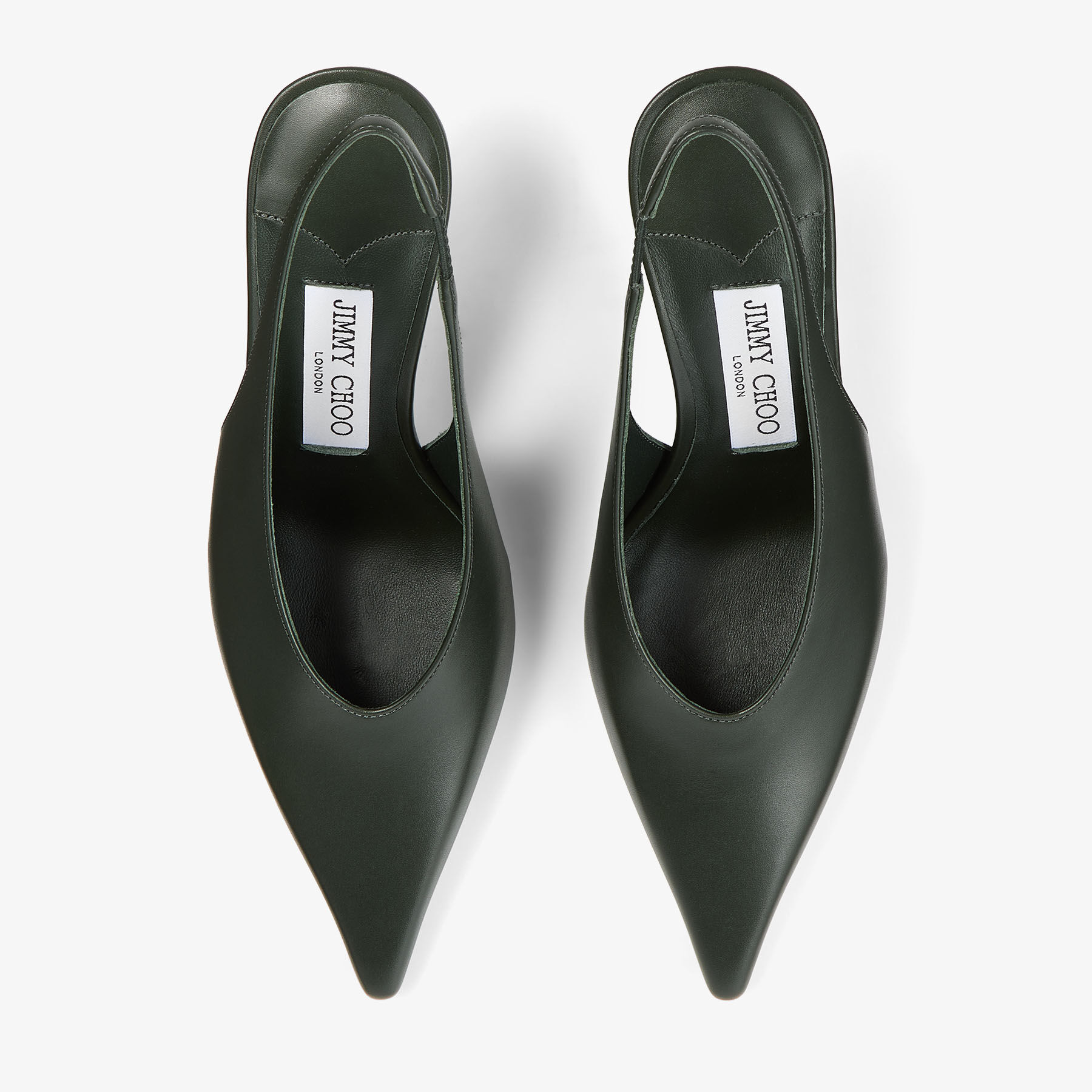 イサ 80 | ブリティッシュグリーン カーフレザー・スリングバック