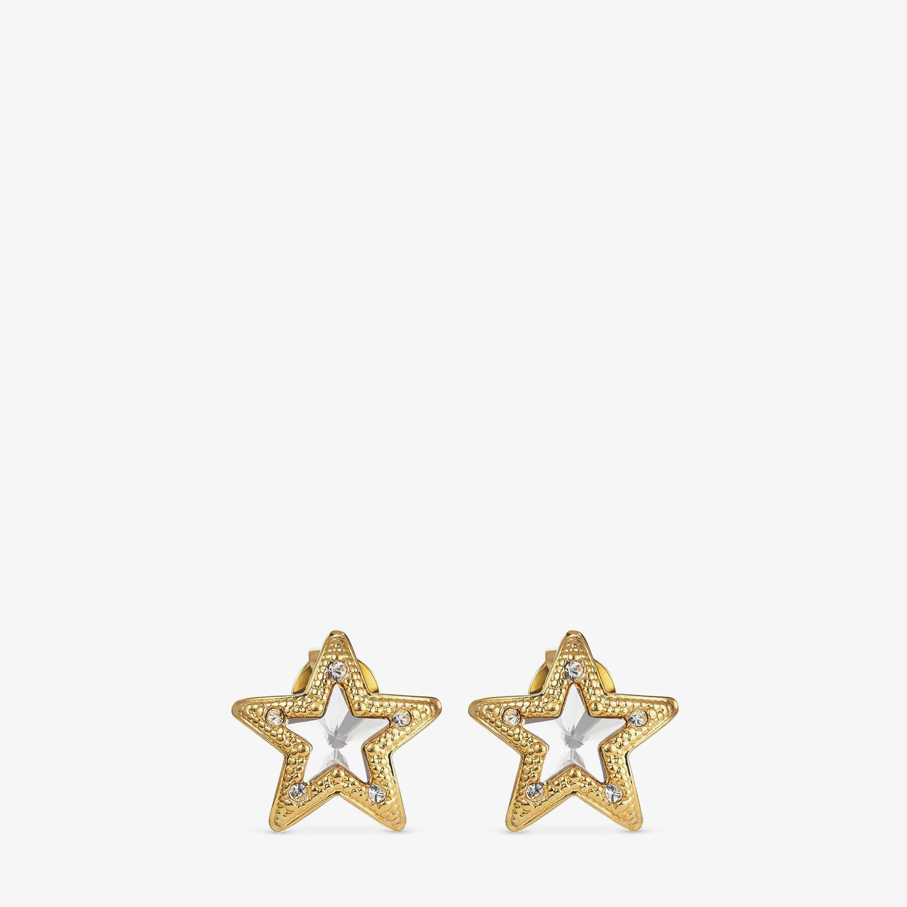 スワロフスキークリスタル付き ゴールドフィニッシュメタル・JC