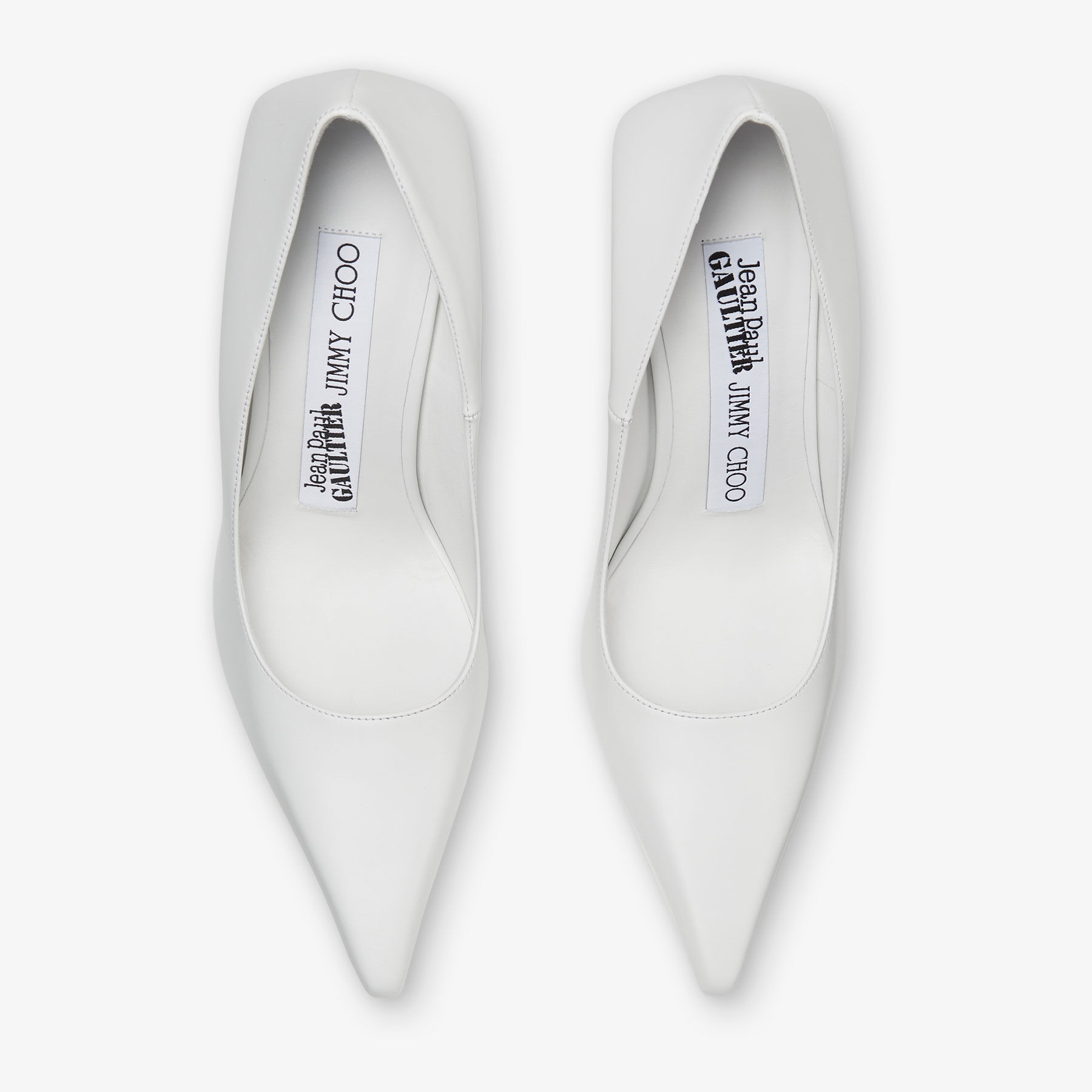 JIMMY CHOO Jean Paul Gaultier Wedge 110 レザー・ウェッジ ジミー チュウ / JEAN PAUL GAULTIER WEDGE | Optical White