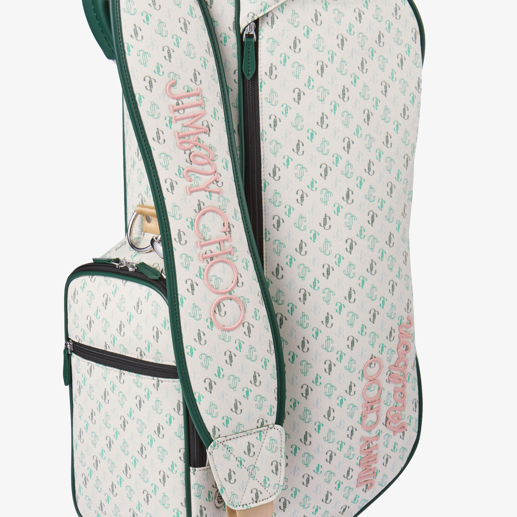 Jimmy Choo / Malbon 2.0 Golf Bag Small |Monogram Embroidered