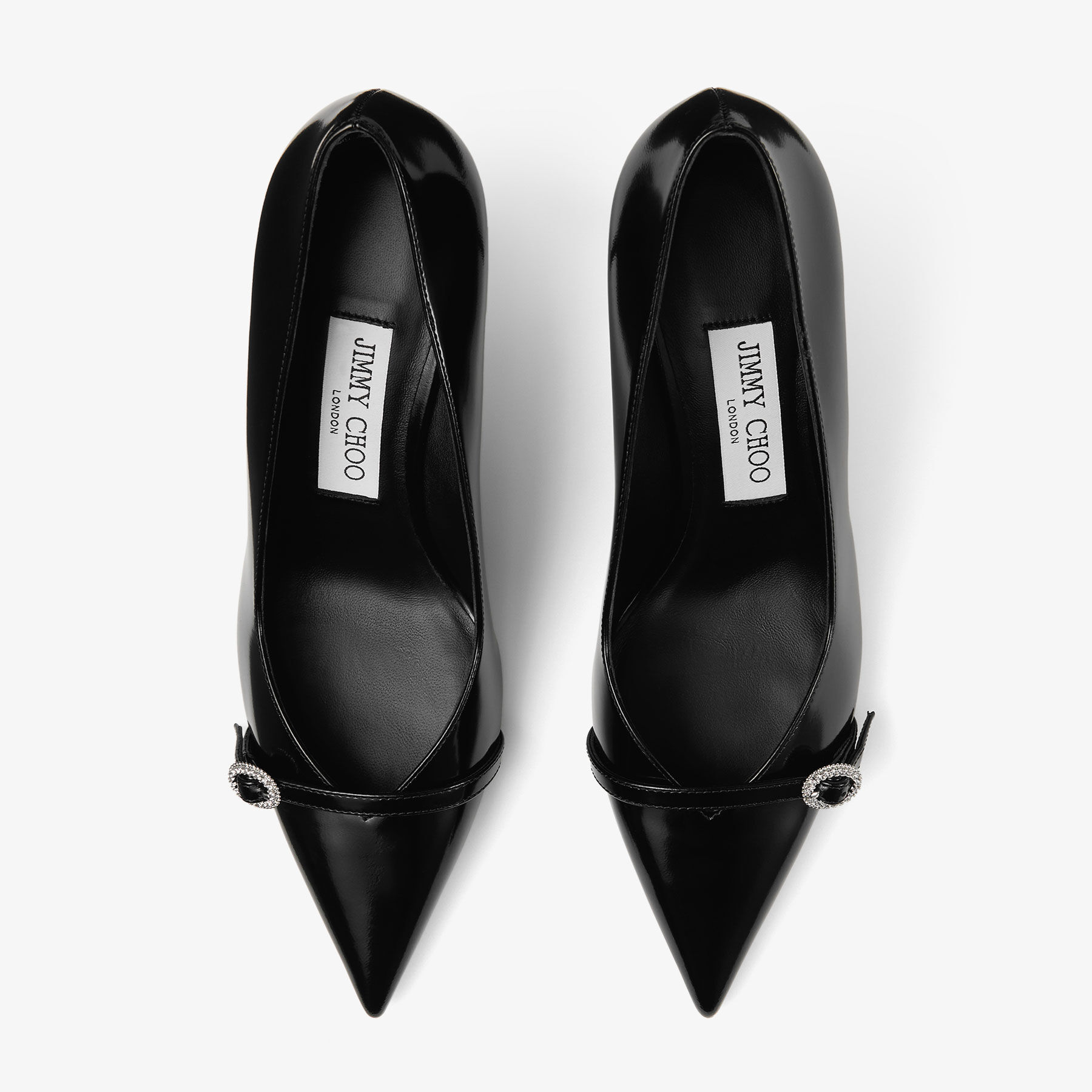 ケアリ 65 | ブラック ソフトスパッツォラートレザー・パンプス