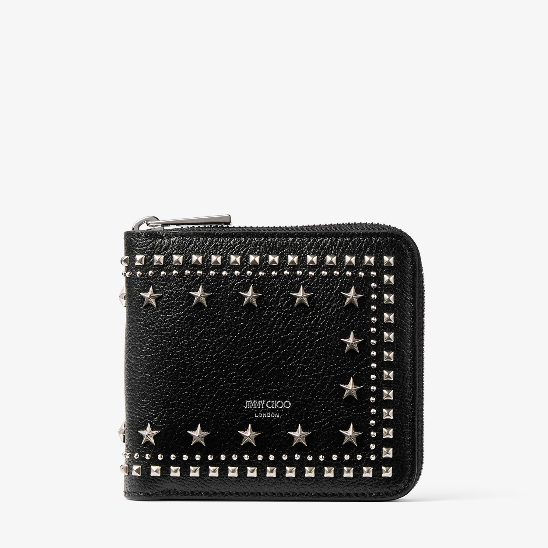 【美品
】new balance 515 レアカラー   　 Lawrence | Black Soft Grained Calfskin Long Wallet with Textured