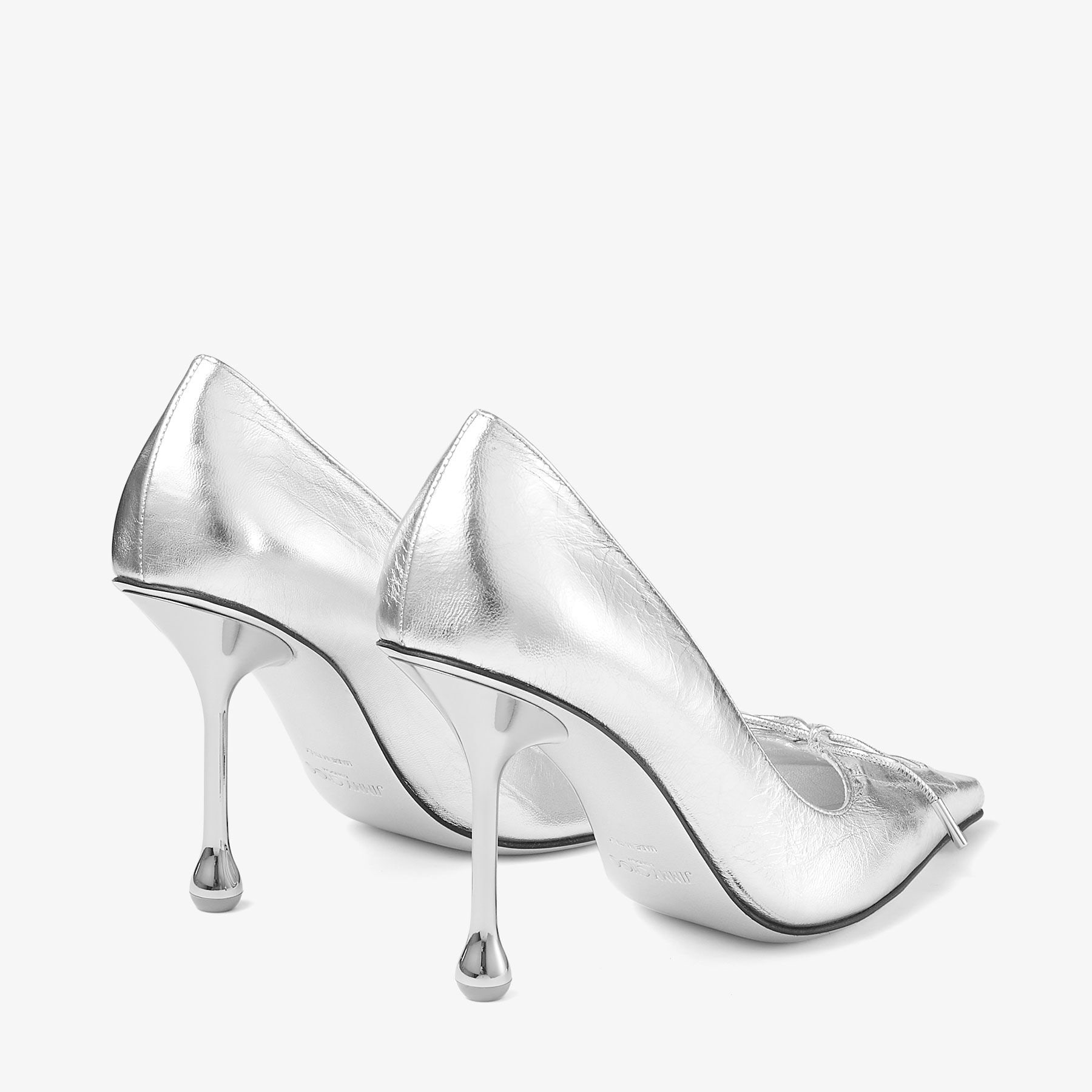 スカーレット 95 | シルバー ヴィンテージメタリックレザー・パンプス