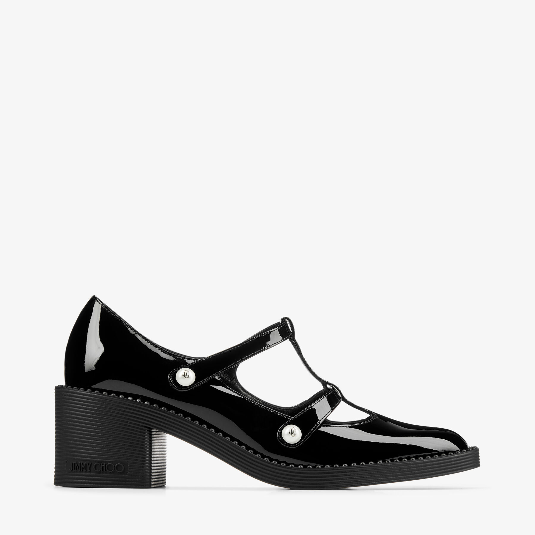 Adeline 60 | Black Patent Leather Pumps | JIMMY CHOO