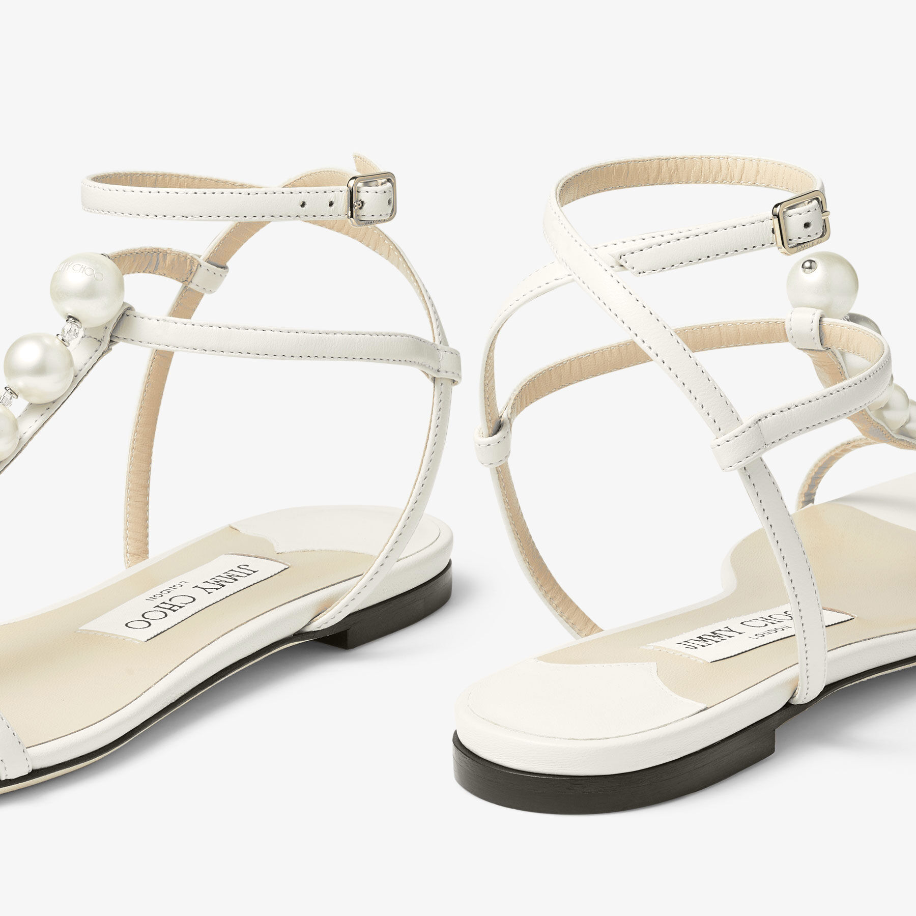 サンダル・ミュール JIMMY CHOO FAROE KID FLAT SANDAL ジミーチュウ Faroe フラット サンダル sandals Jimmy Choo