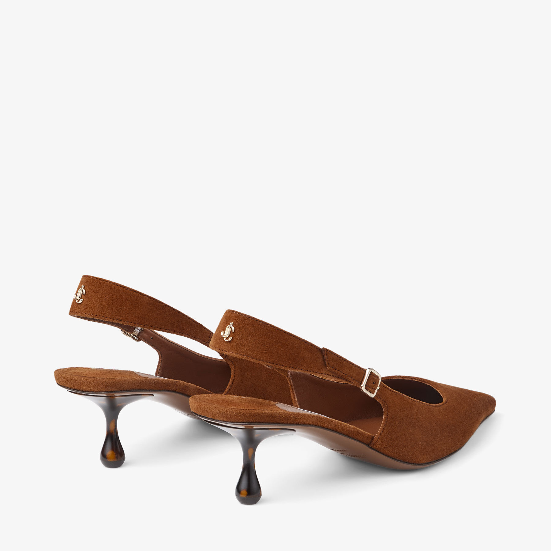 【関税&送料込】Jimmy Choo Amel 50 Pumps In Chocolate Colour Amel 50 | Chocolate Suede Pumps | JIMMY CHOO