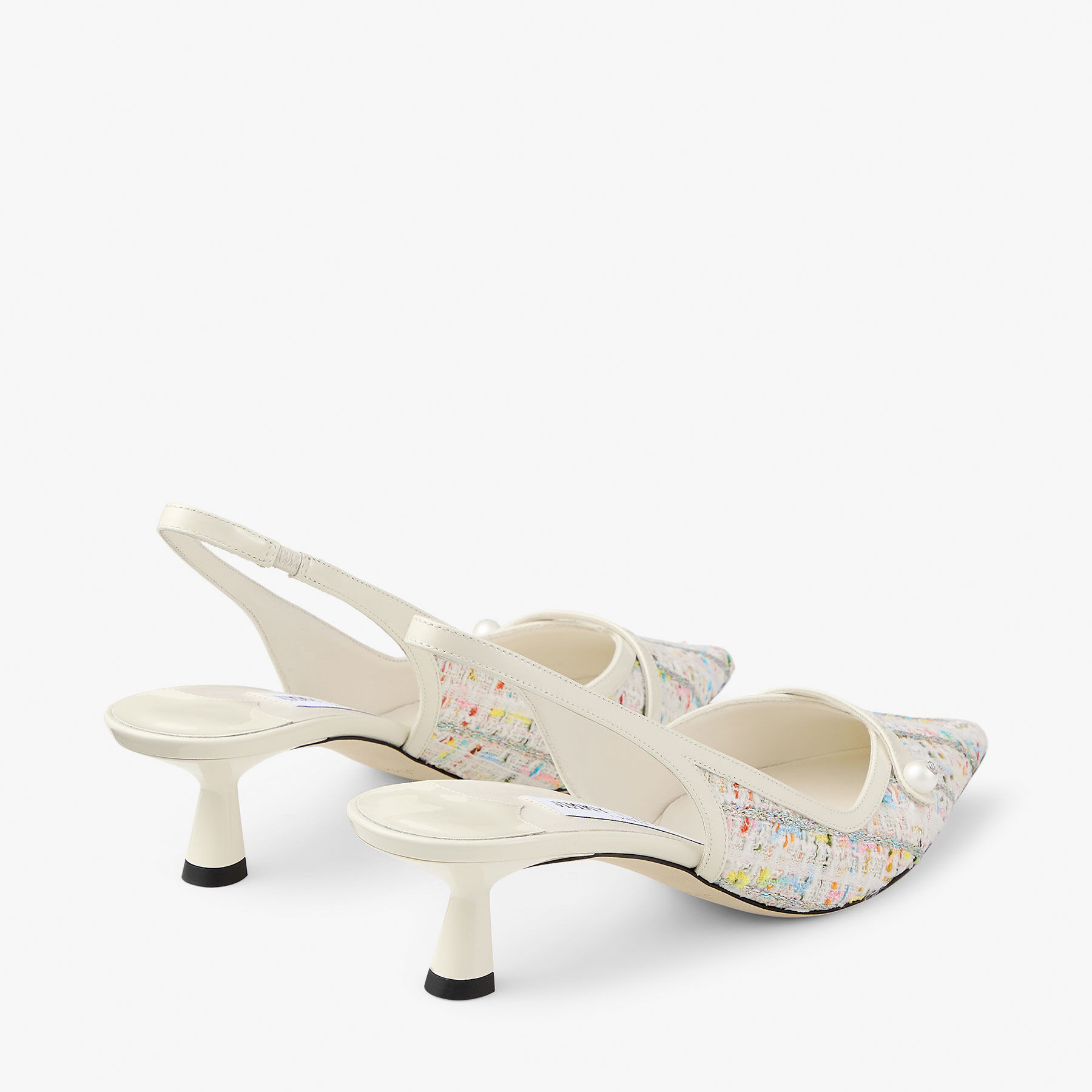 Amita 45 | Yellow Buttermilk Patent Leather Pumps | JIMMY CHOO
