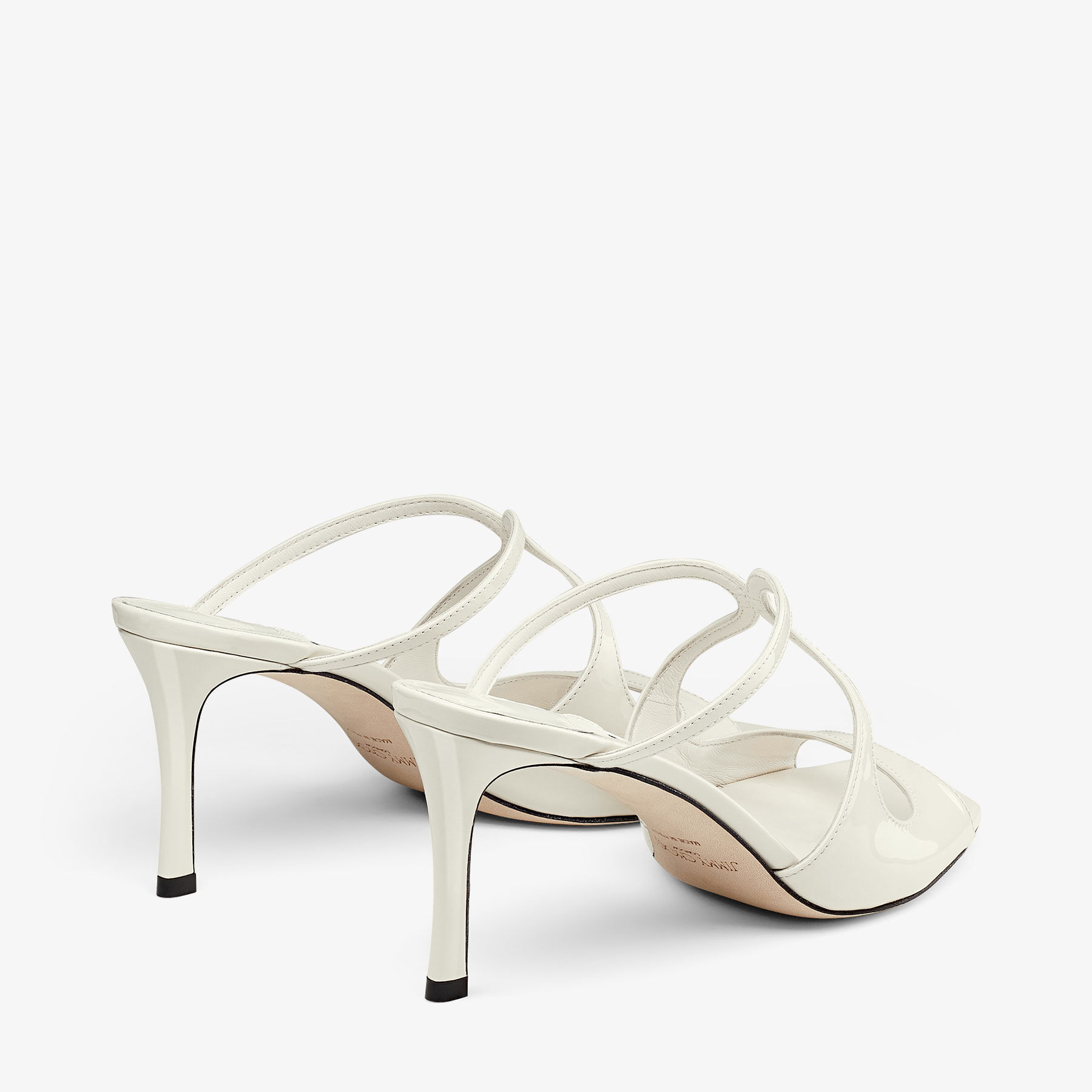 Latte Patent Leather Mules | ANISE 75 | Spring/Summer 2023