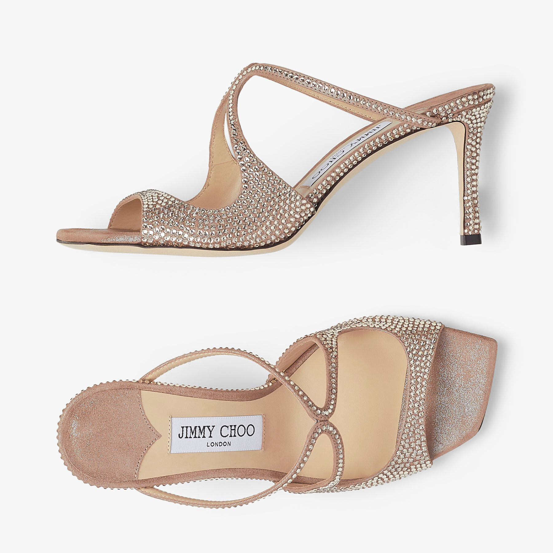 VIP【関税送料無料】希少 Jimmy Choo Anise 75 Sandals Jimmy Choo Anise 75 Sandal Ballet Pink Patent